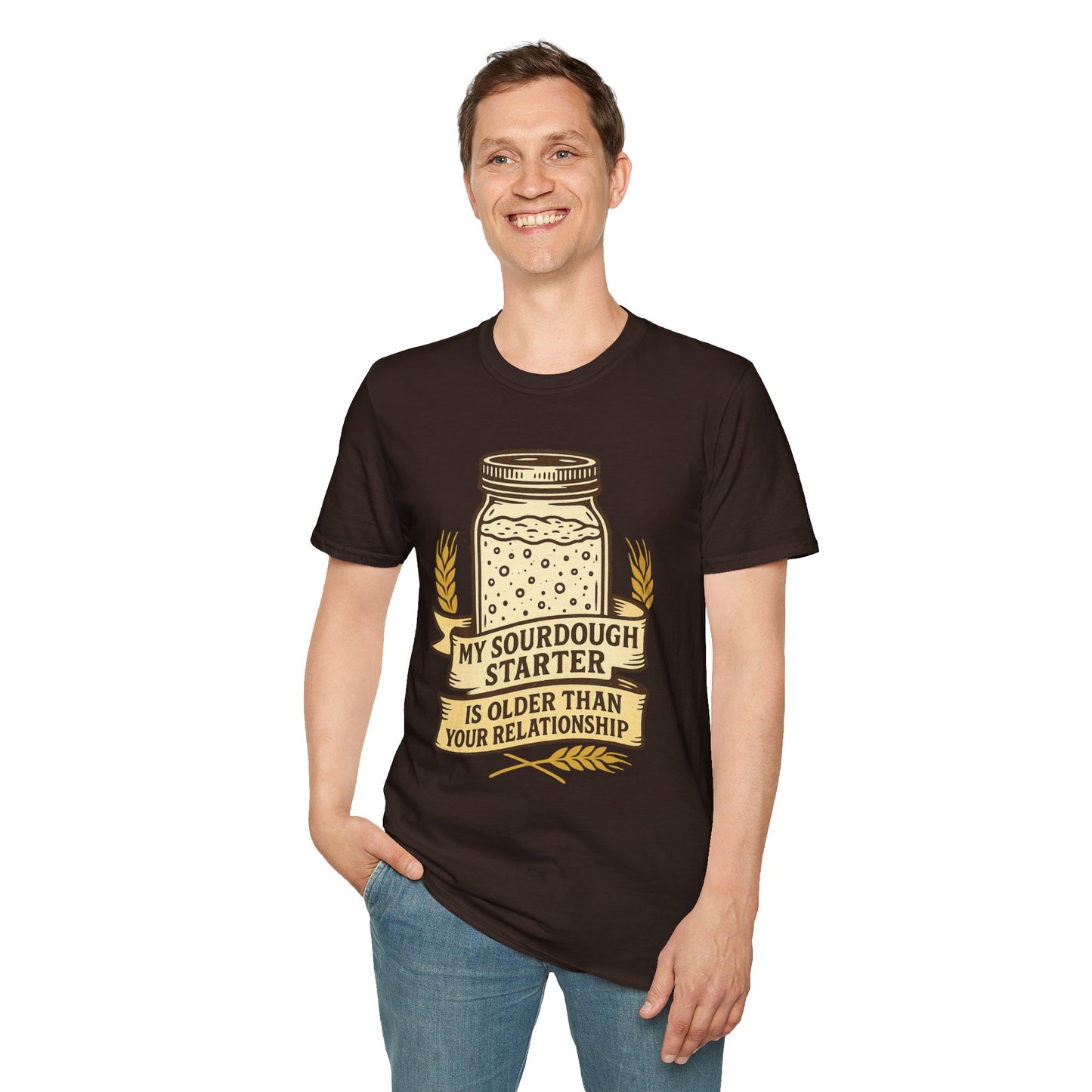 My Sourdough Starter Is Older Than Your Relationship – Vintage Bread Lover T-Shirt