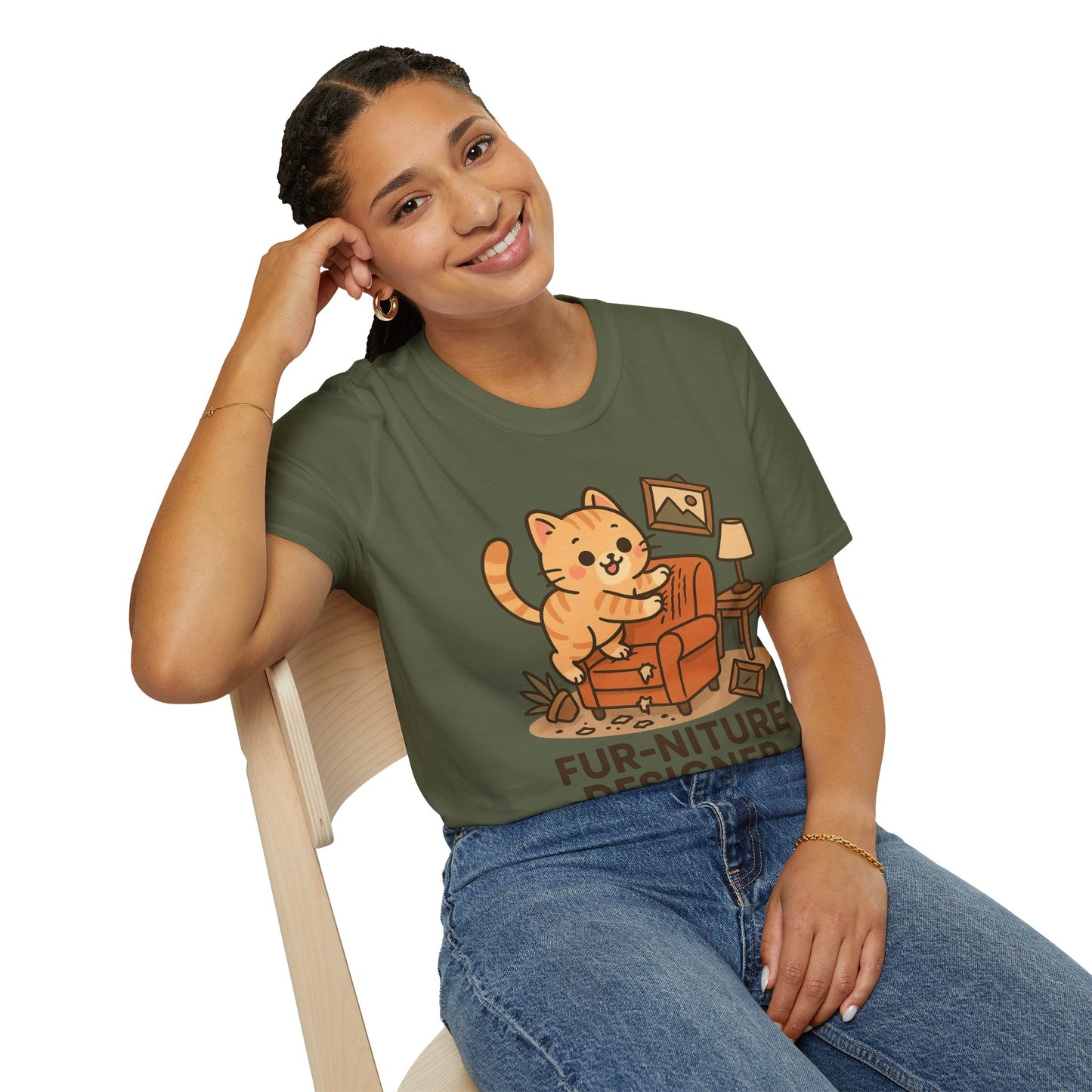 "Fur-niture Designer" Tee – For the Pet Parent Who Gets It