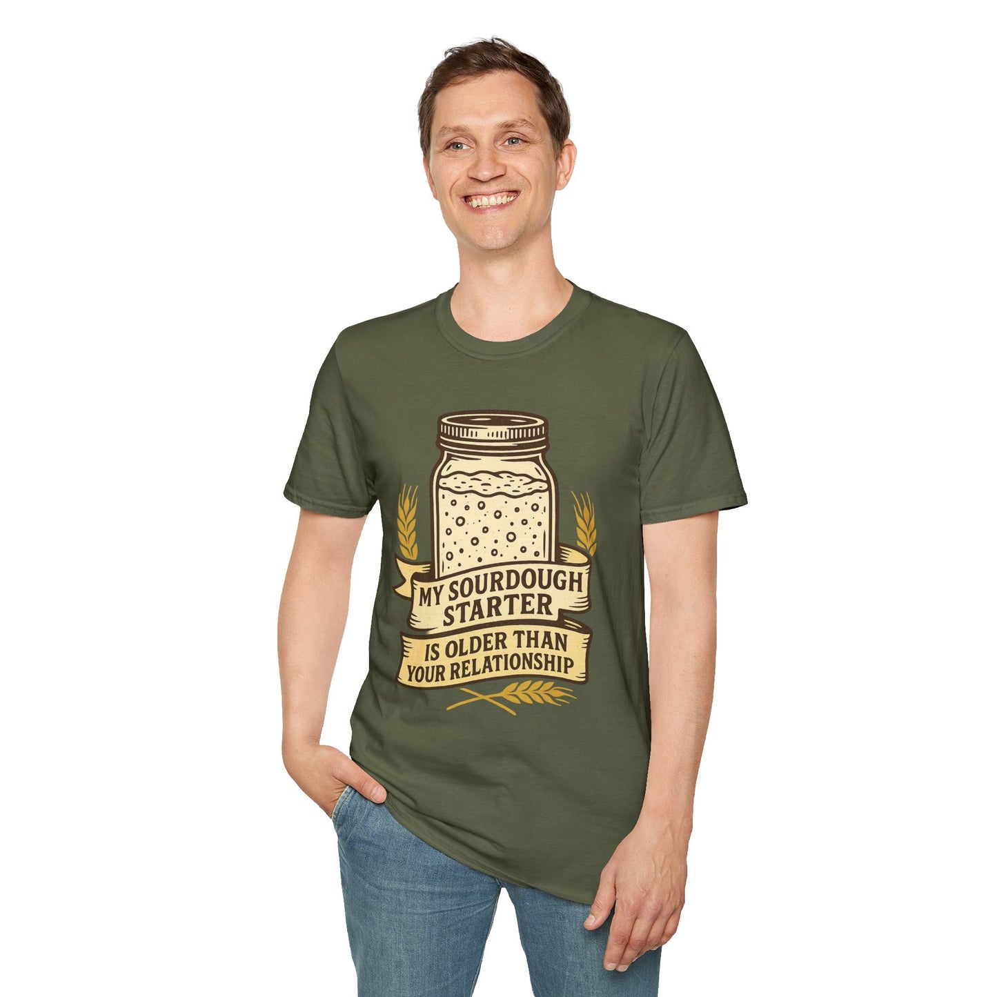 My Sourdough Starter Is Older Than Your Relationship – Vintage Bread Lover T-Shirt