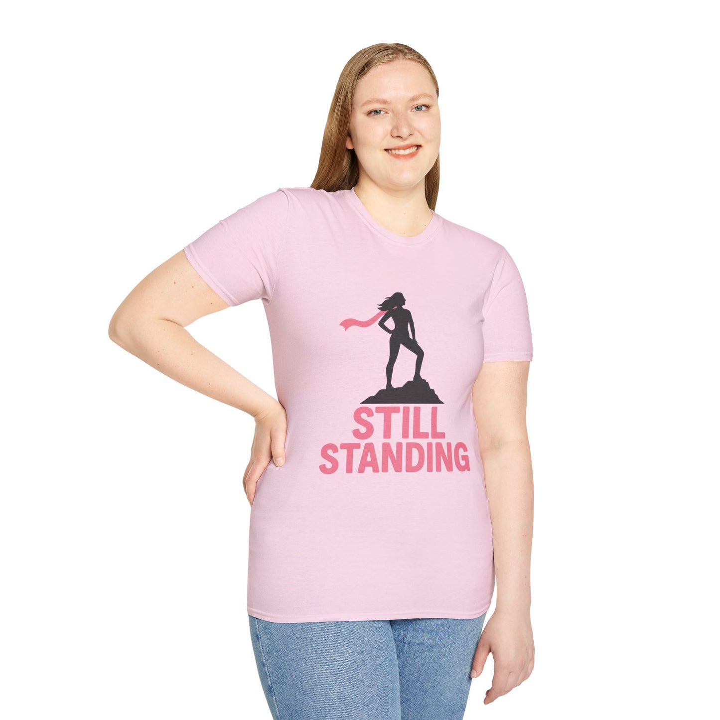 Still Standing Breast Cancer Warrior Shirt | Survivor Strength Tee for Women