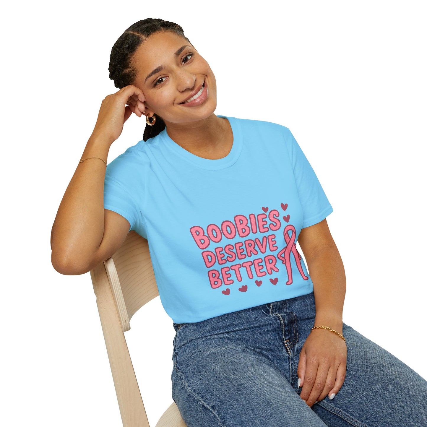 Boobies Deserve Better | Cute Breast Cancer Awareness Shirt