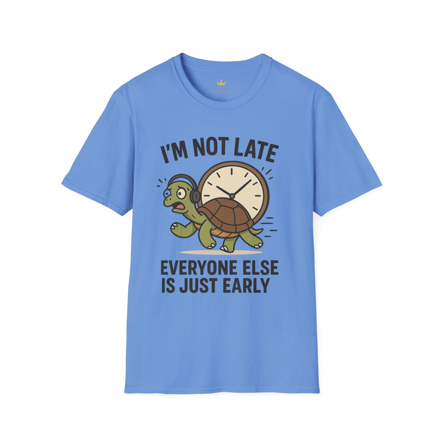 Funny Turtle T-Shirt, Humorous Gift for Friends, Unisex Graphic Tee, Birthday Present, Casual Wear, Animal Lover Shirt