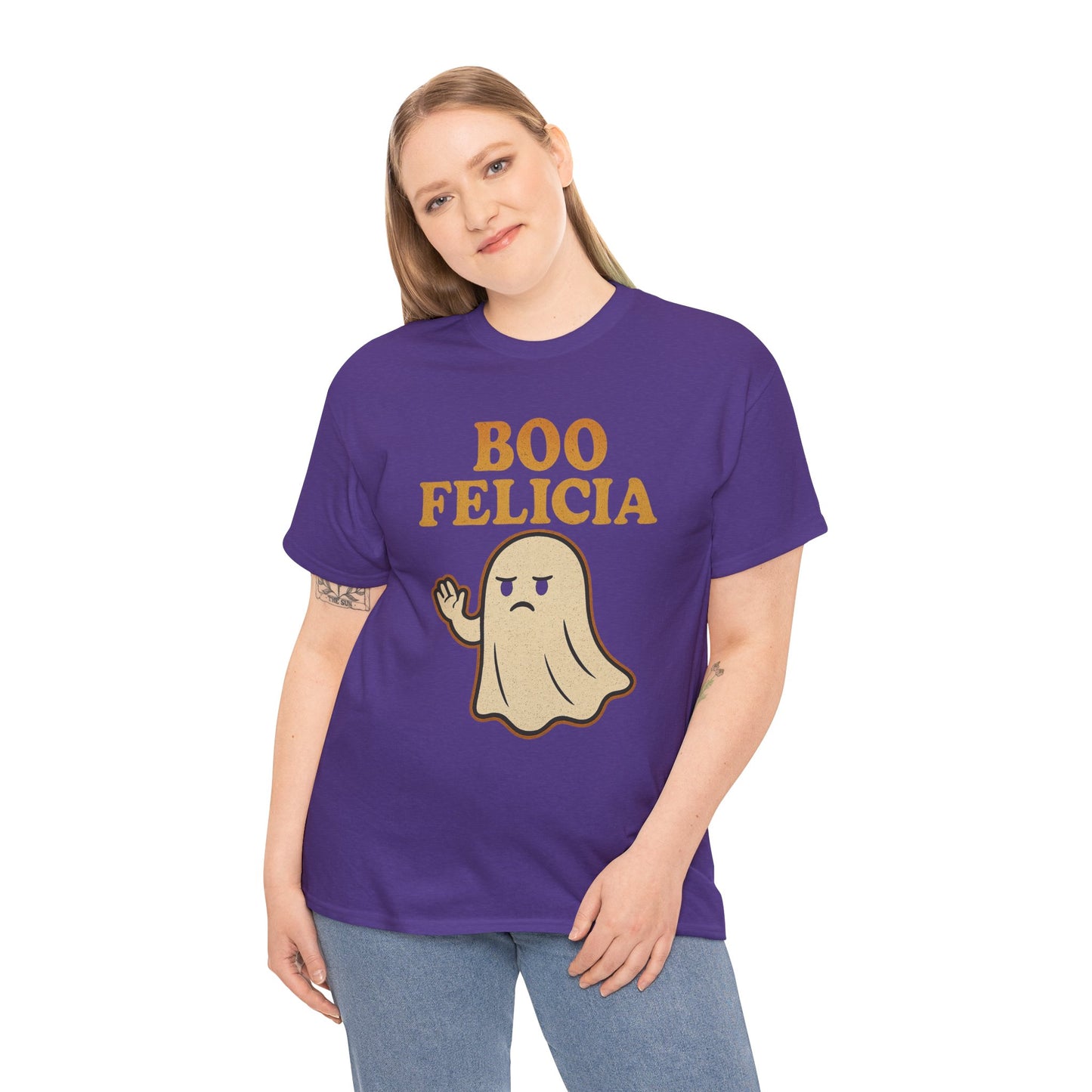 Boo Felicia Shirt | Funny Halloween Ghost T-Shirt for Women & Men