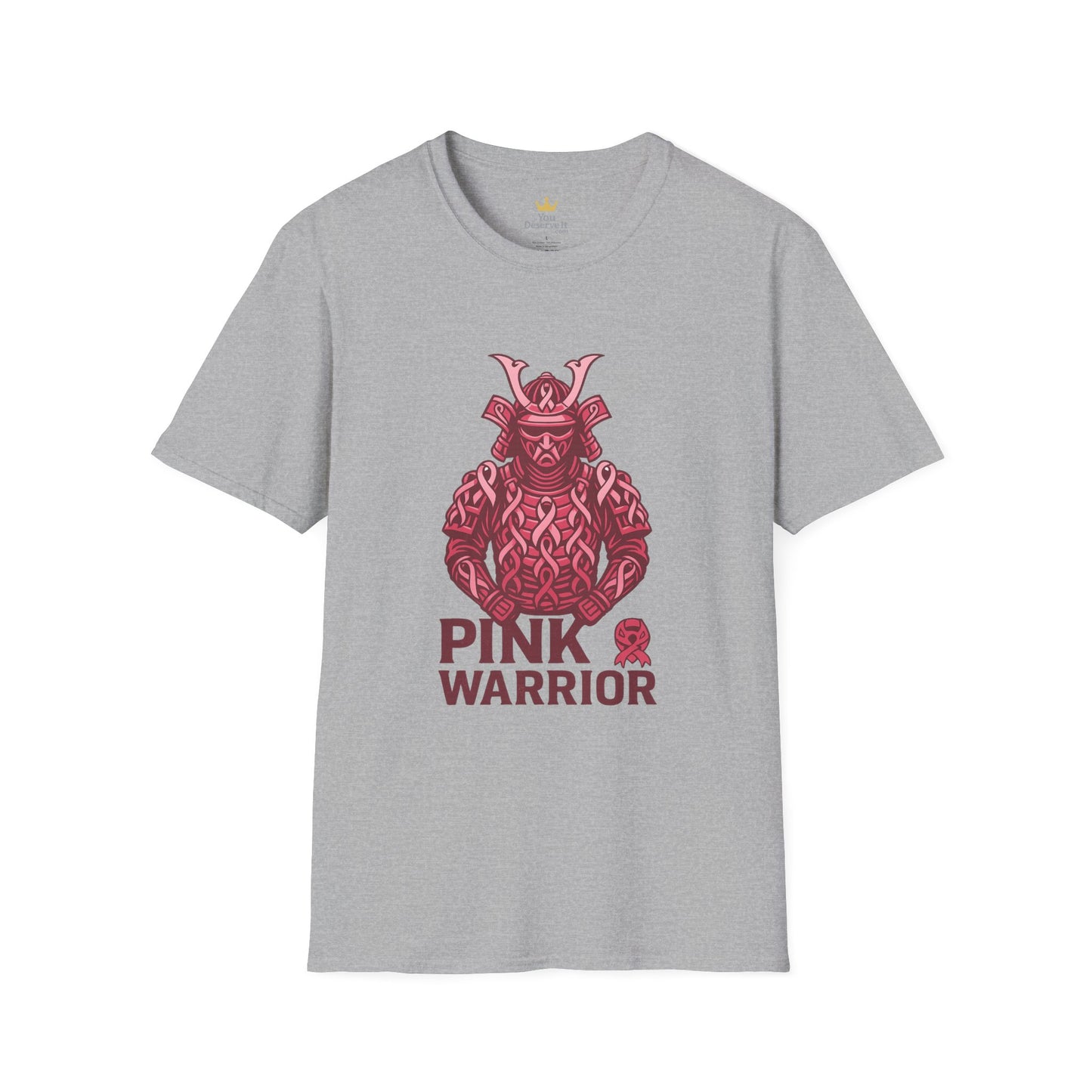 Pink Warrior Samurai T-Shirt | Breast Cancer Awareness Shirt for Fighters and Supporters