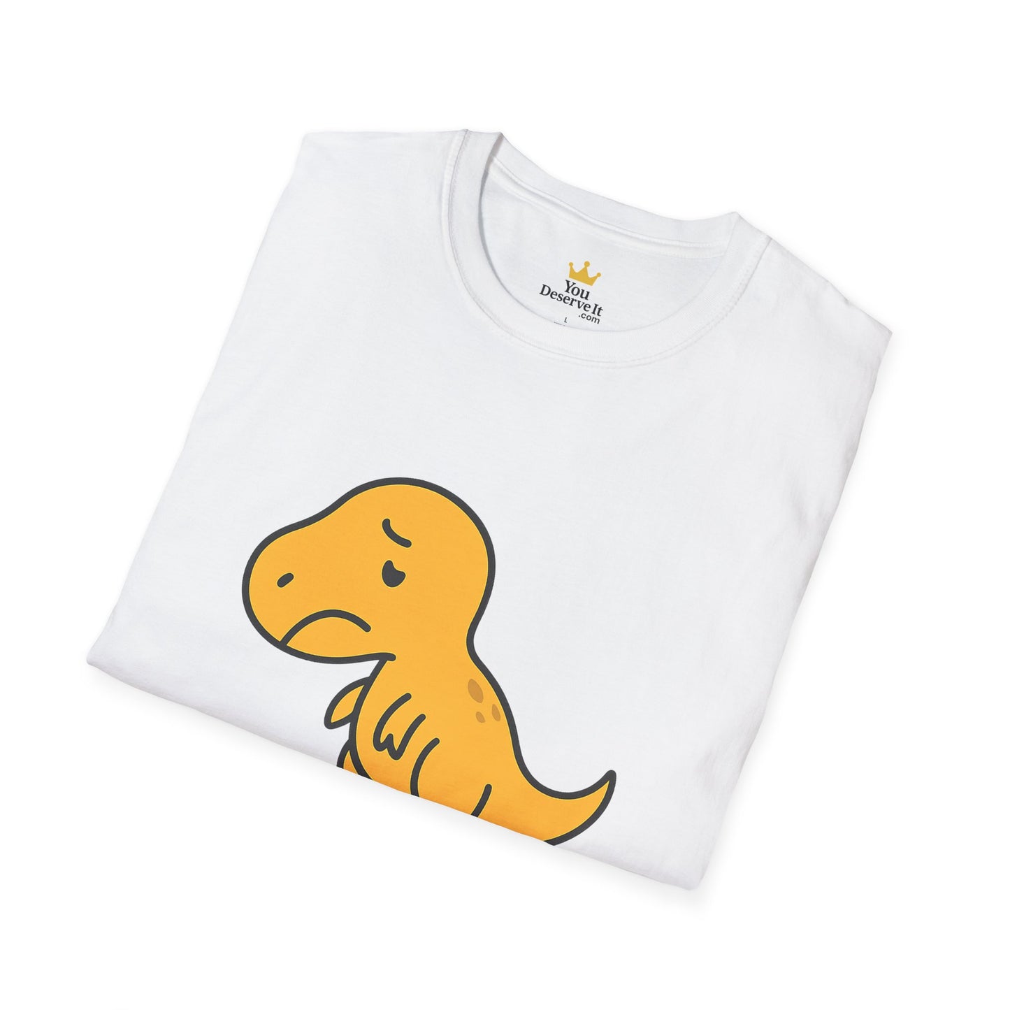 Just Can't Dinosaur T-Shirt | Funny T-Rex Mood Tee for Adults & Teens