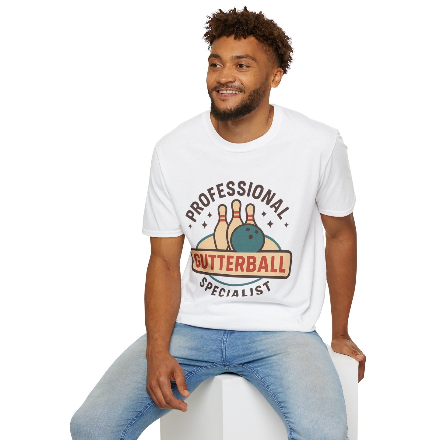Professional Gutterball Specialist – Retro Bowling League T-Shirt
