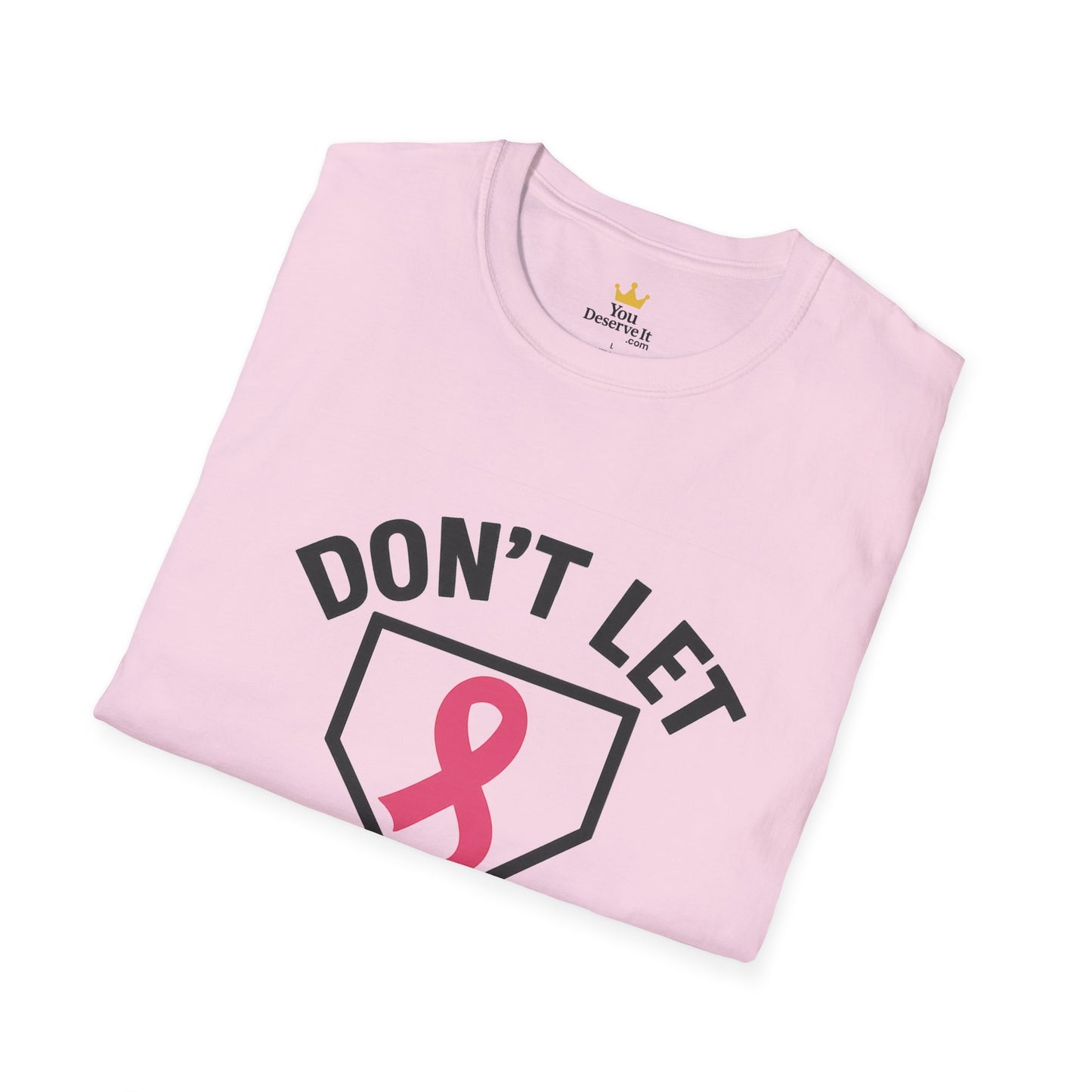 Funny Breast Cancer Awareness Shirt | Don't Let Cancer Steal 2nd Base Tee