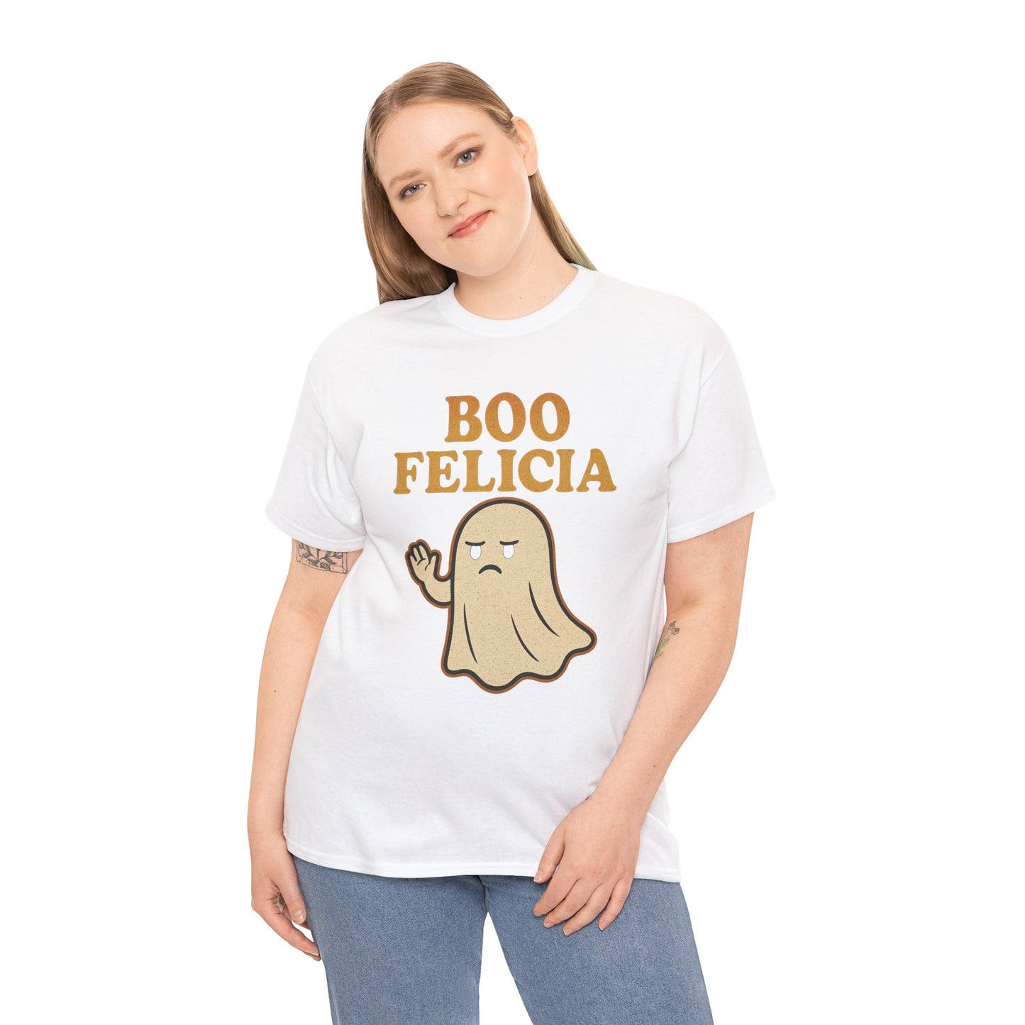 Boo Felicia Shirt | Funny Halloween Ghost T-Shirt for Women & Men