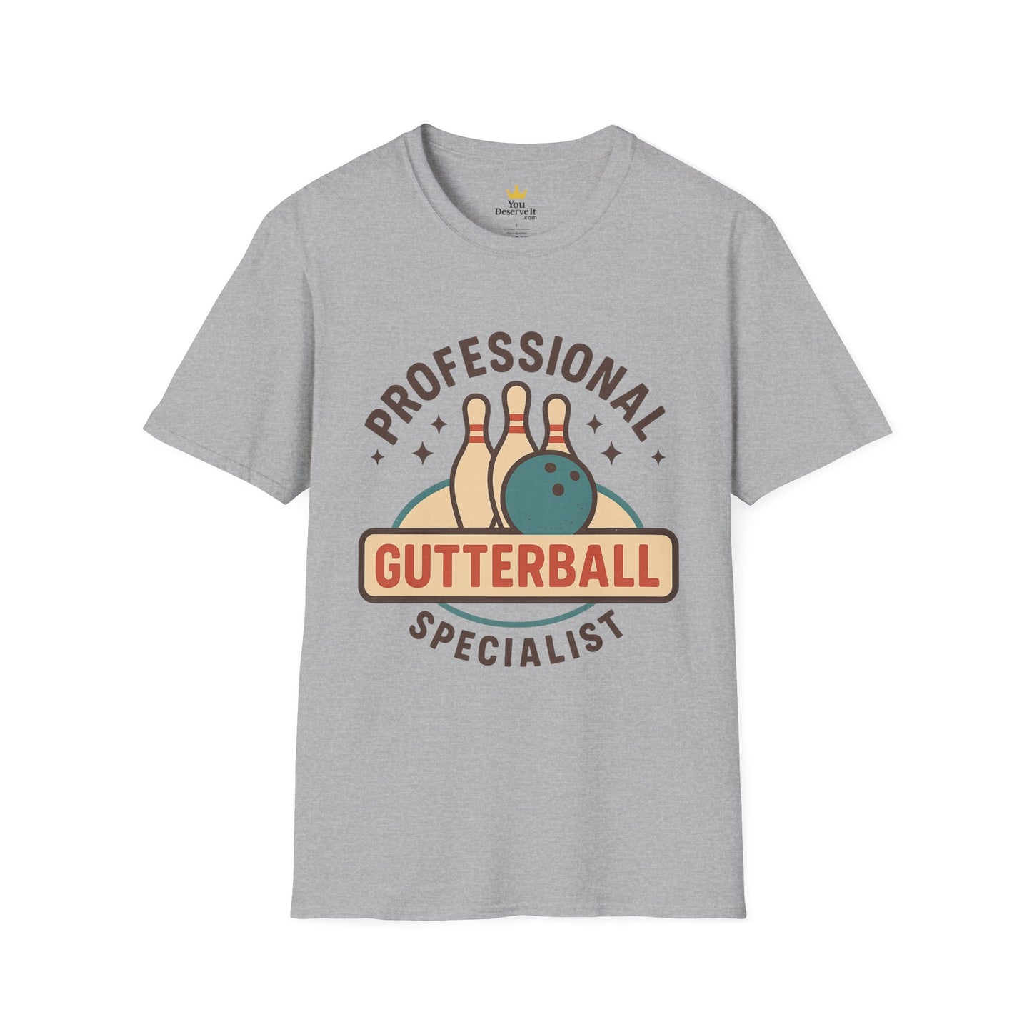 Professional Gutterball Specialist – Retro Bowling League T-Shirt
