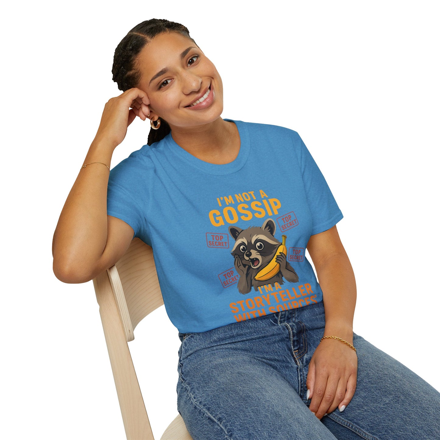 Funny Animal T-Shirt, I'm Not a Gossip Storyteller Tee, Gift for Animal Lovers, Casual Wear, Humorous Tees