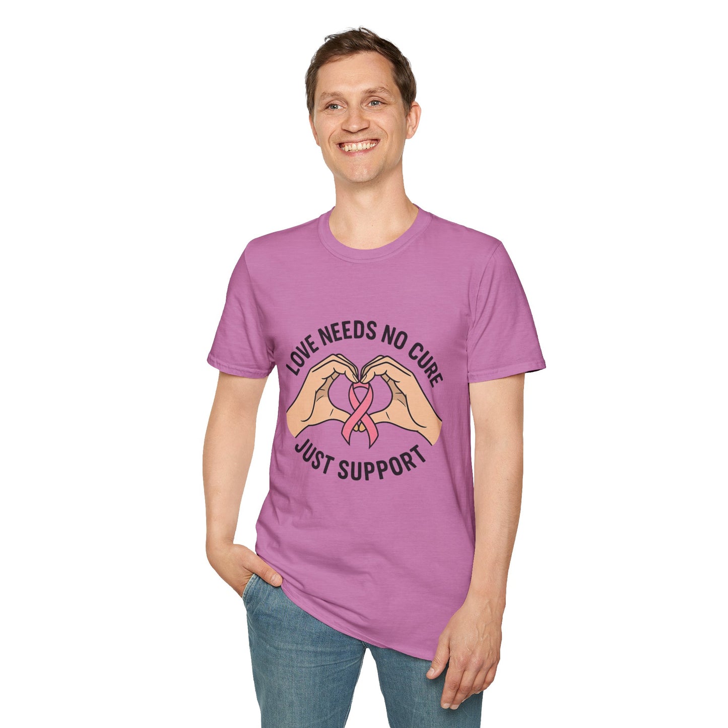 Love Needs No Cure | Breast Cancer Awareness Support Shirt