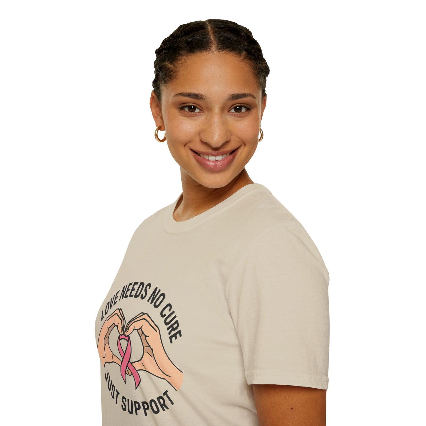 Love Needs No Cure | Breast Cancer Awareness Support Shirt