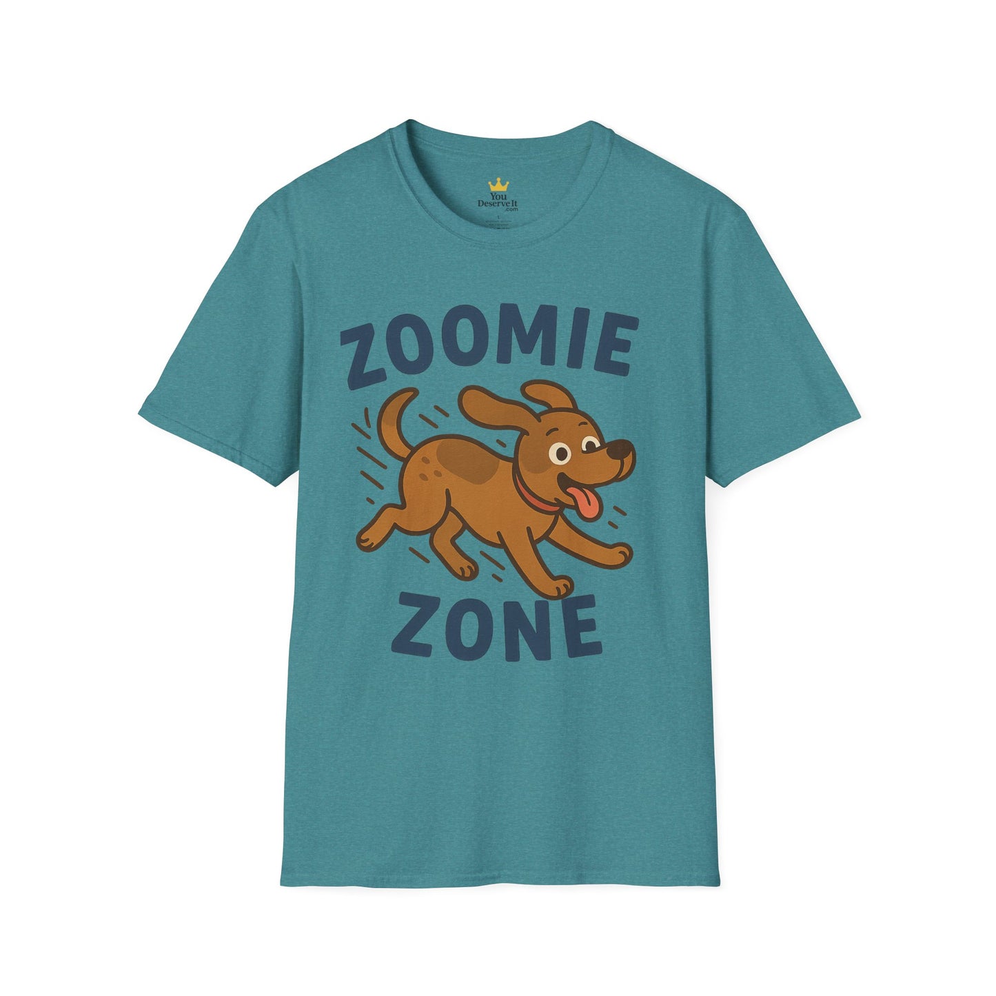 Unisex Dog Lover T-Shirt, Zoomie Zone Tee, Cute Pet Shirt, Funny Animal Humor Top, Gifts for Dog Owners, Playful Canine Apparel
