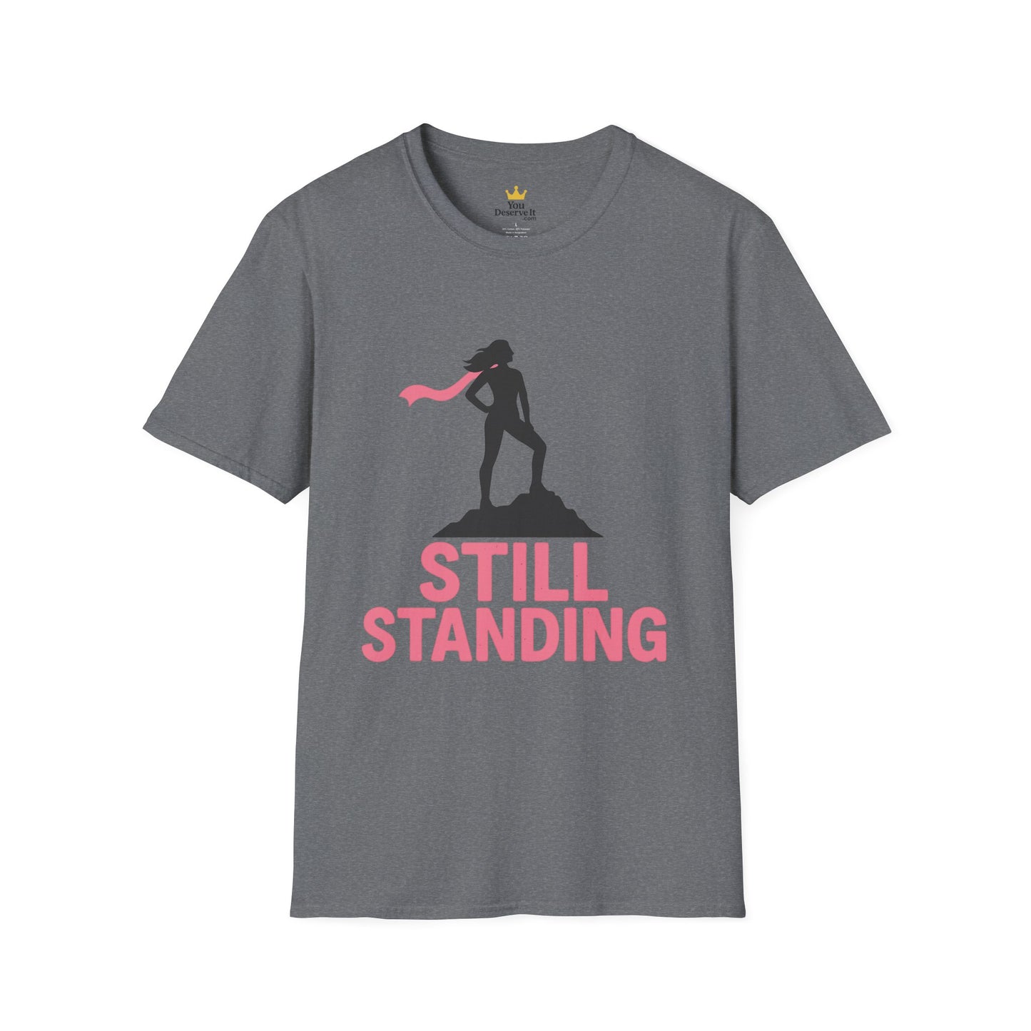 Still Standing Breast Cancer Warrior Shirt | Survivor Strength Tee for Women