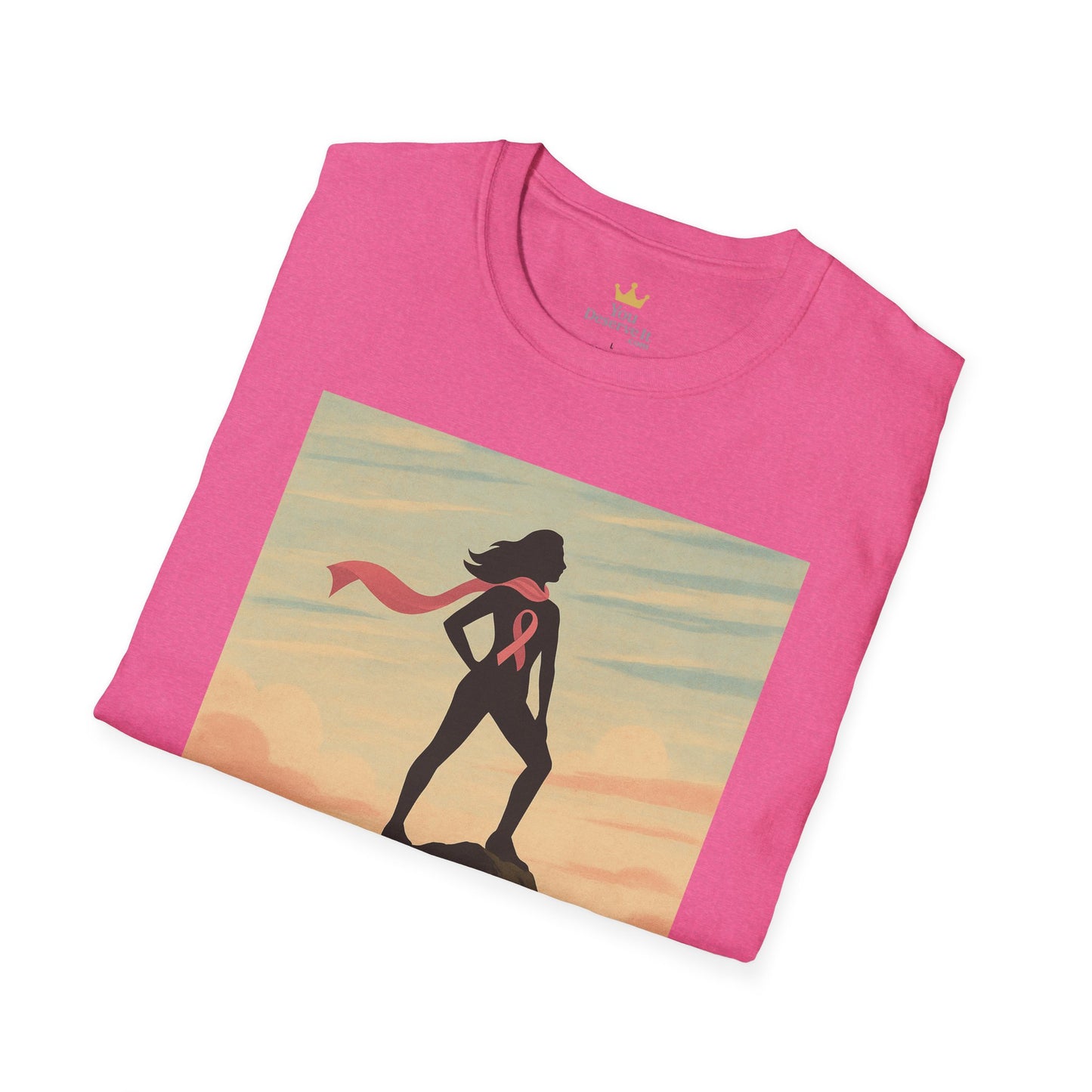 Still Standing Shirt | Breast Cancer Survivor Graphic Tee | Warrior Woman Ribbon Shirt