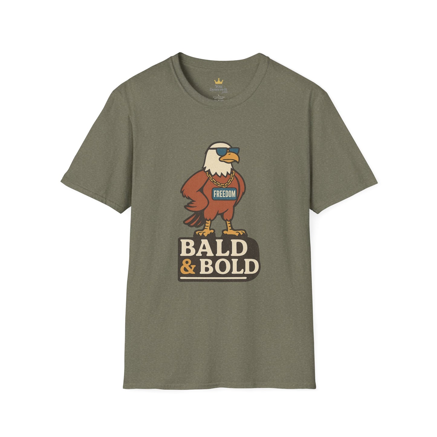 Bald & Bold | Patriotic Eagle Freedom Tee