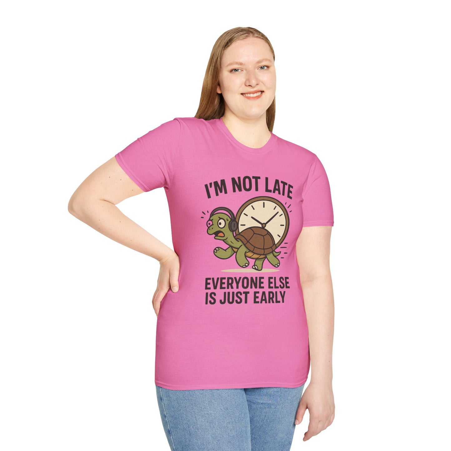 Funny Turtle T-Shirt, Humorous Gift for Friends, Unisex Graphic Tee, Birthday Present, Casual Wear, Animal Lover Shirt