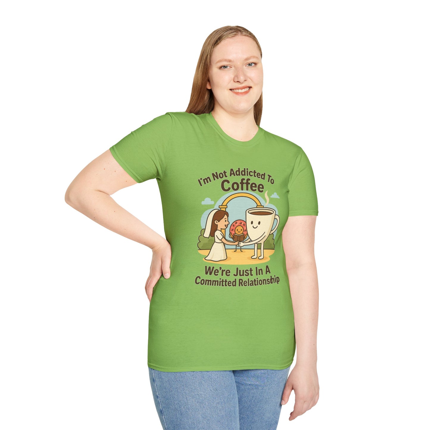 Coffee Lover's Unisex T-Shirt, Funny Coffee Tee, Cute Relationship Shirt, Gift for Caffeine Addicts, Perfect for Birthdays