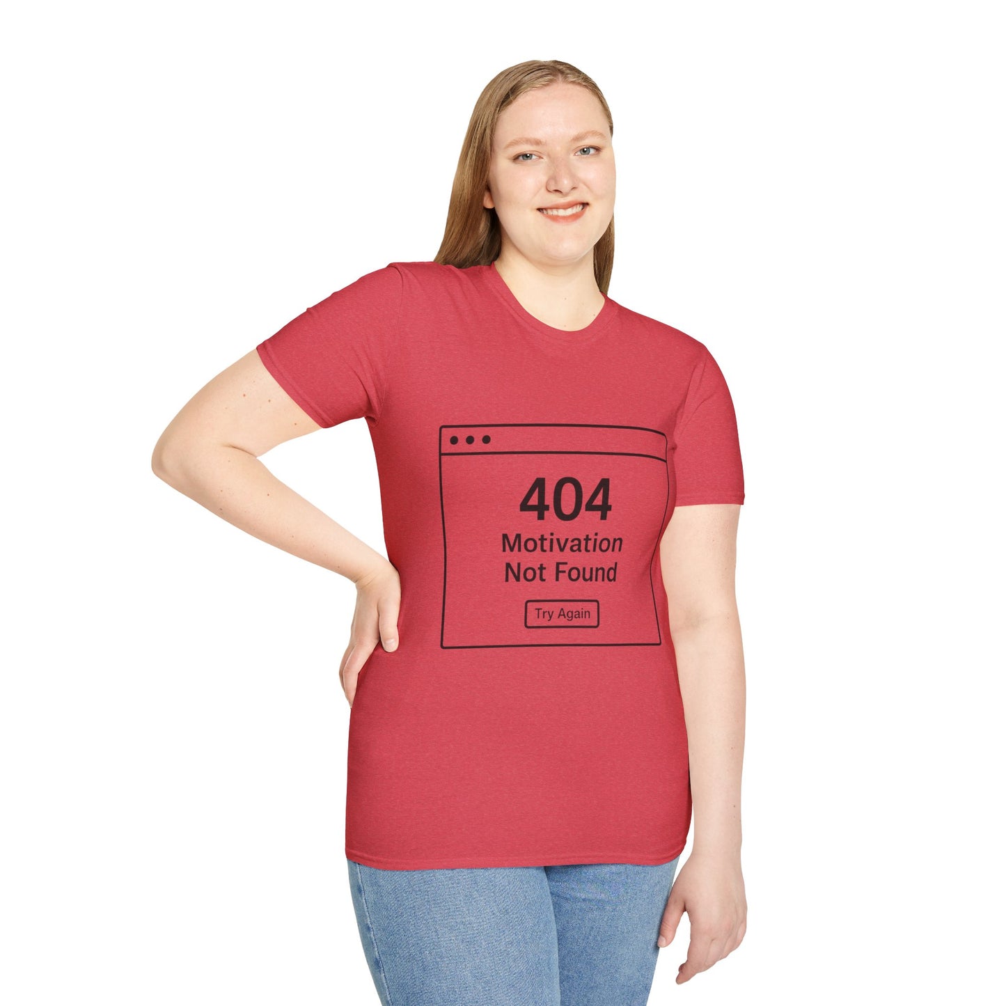 404: Motivation Not Found Tee – Your New Favorite Mood Shirt