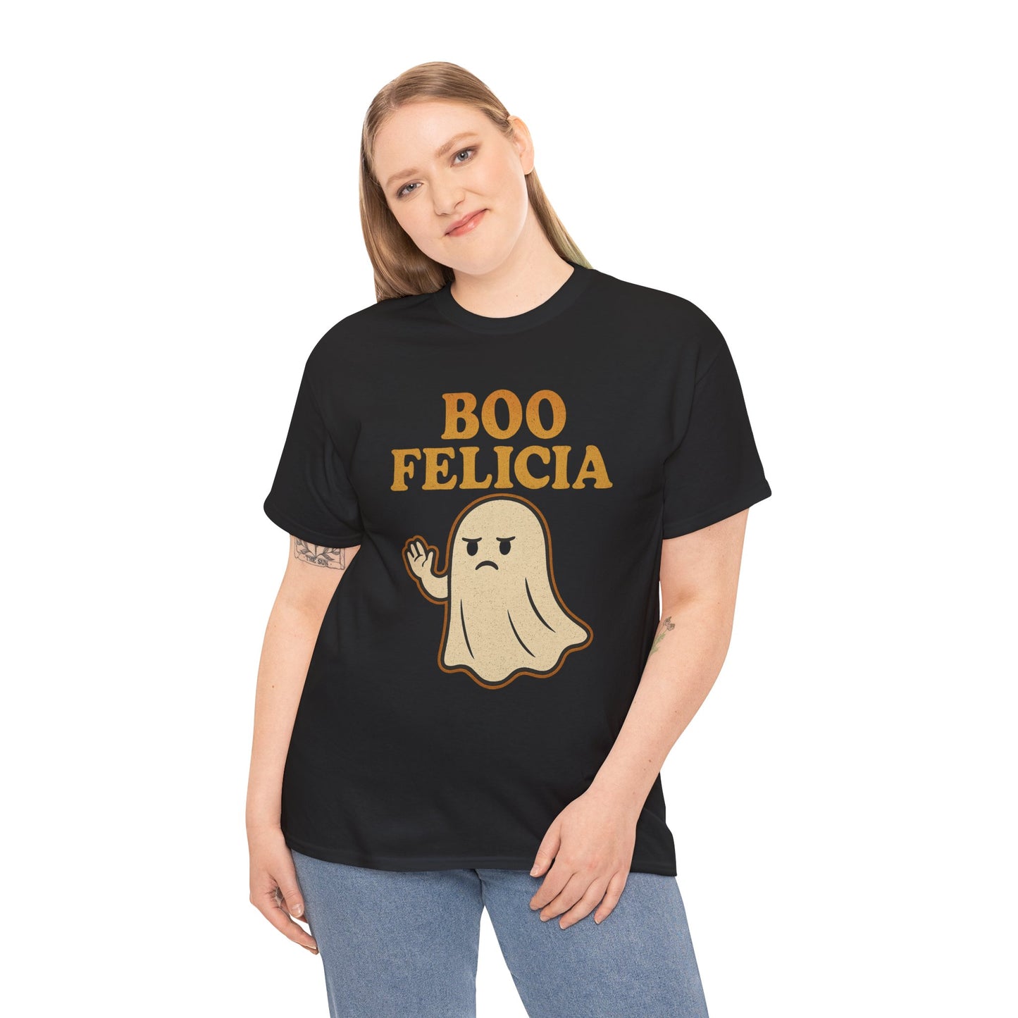 Boo Felicia Shirt | Funny Halloween Ghost T-Shirt for Women & Men