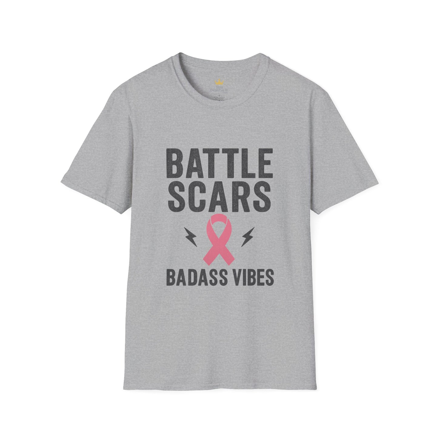 Battle Scars & Badass Vibes | Breast Cancer Warrior Tee