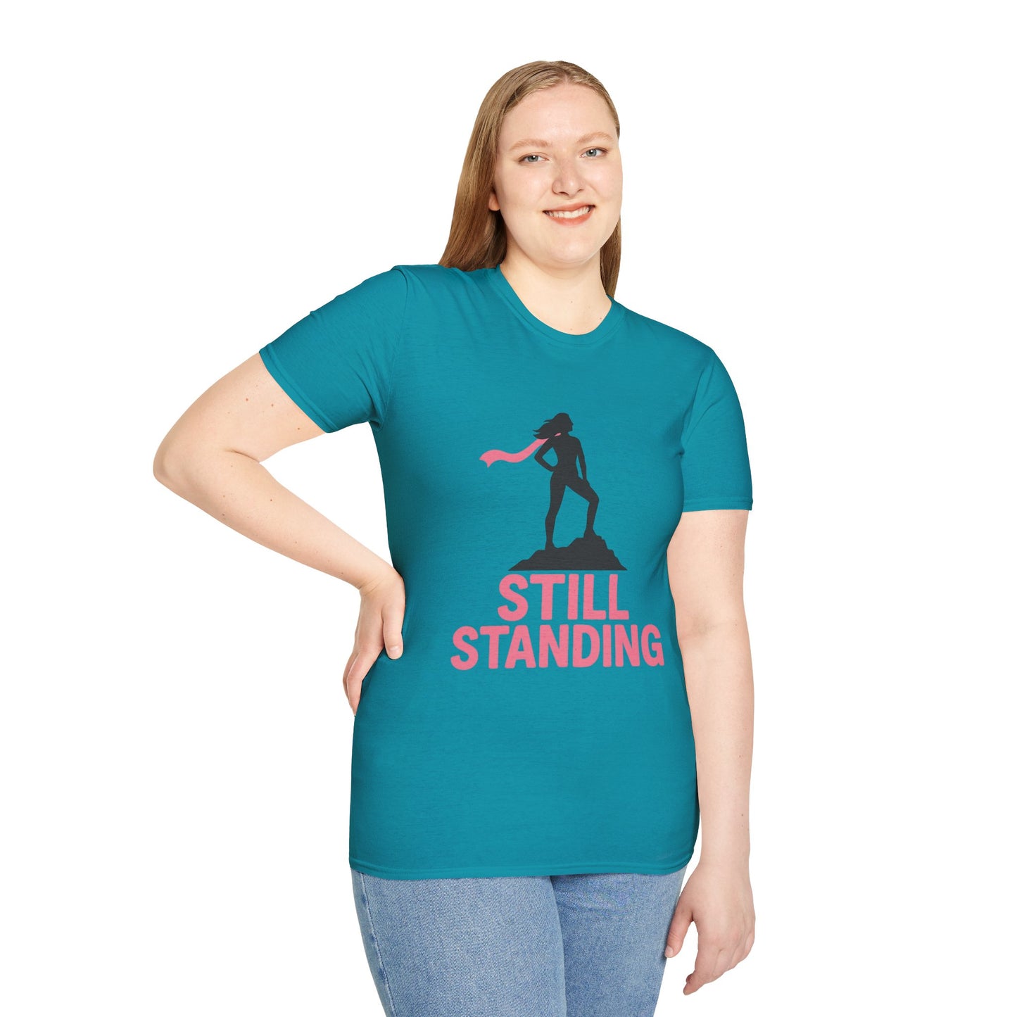 Still Standing Breast Cancer Warrior Shirt | Survivor Strength Tee for Women