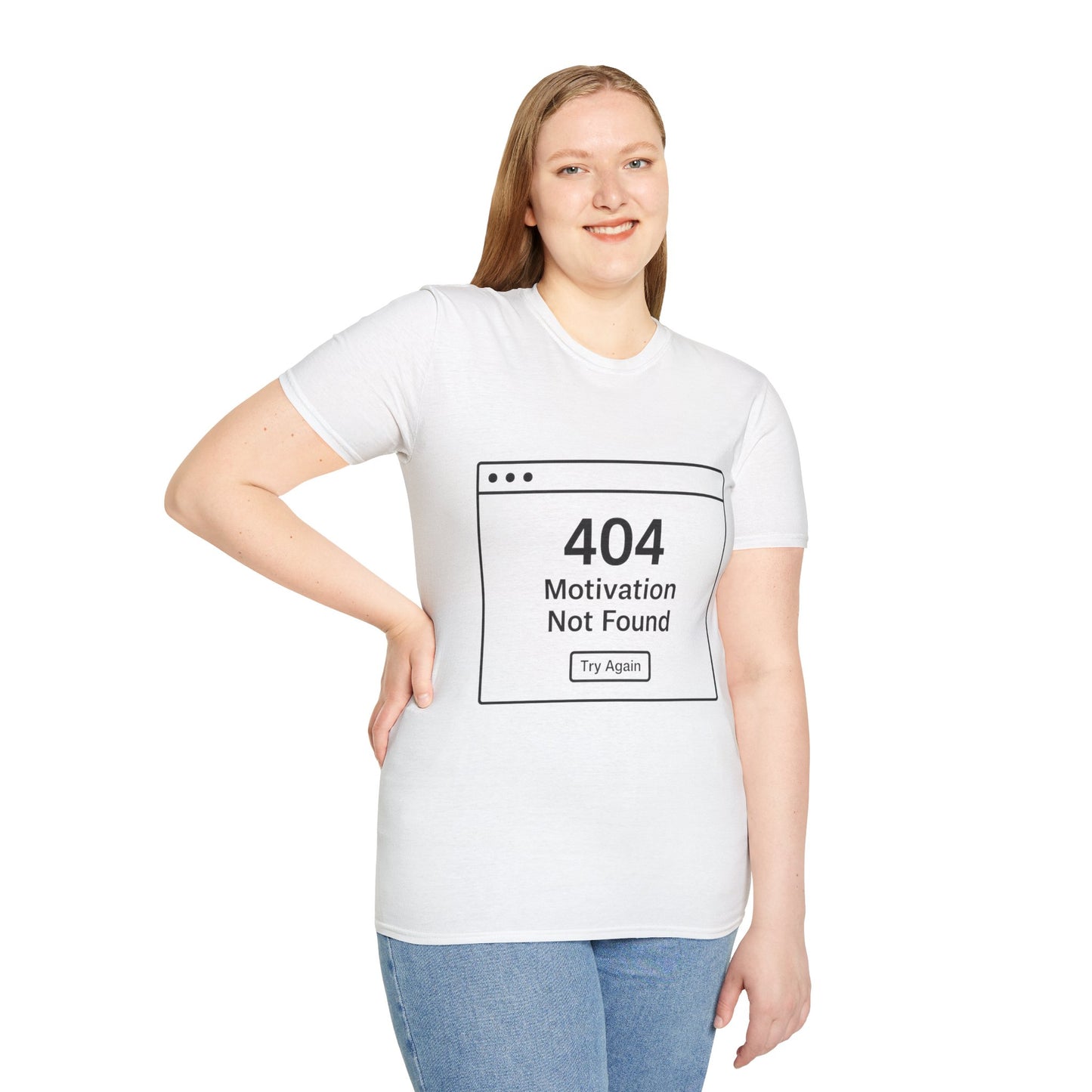 404: Motivation Not Found Tee – Your New Favorite Mood Shirt