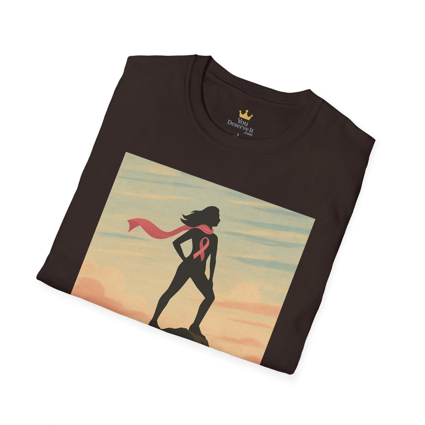 Still Standing Shirt | Breast Cancer Survivor Graphic Tee | Warrior Woman Ribbon Shirt