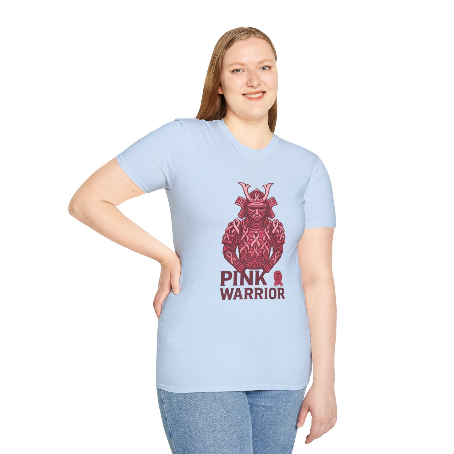 Pink Warrior Samurai T-Shirt | Breast Cancer Awareness Shirt for Fighters and Supporters