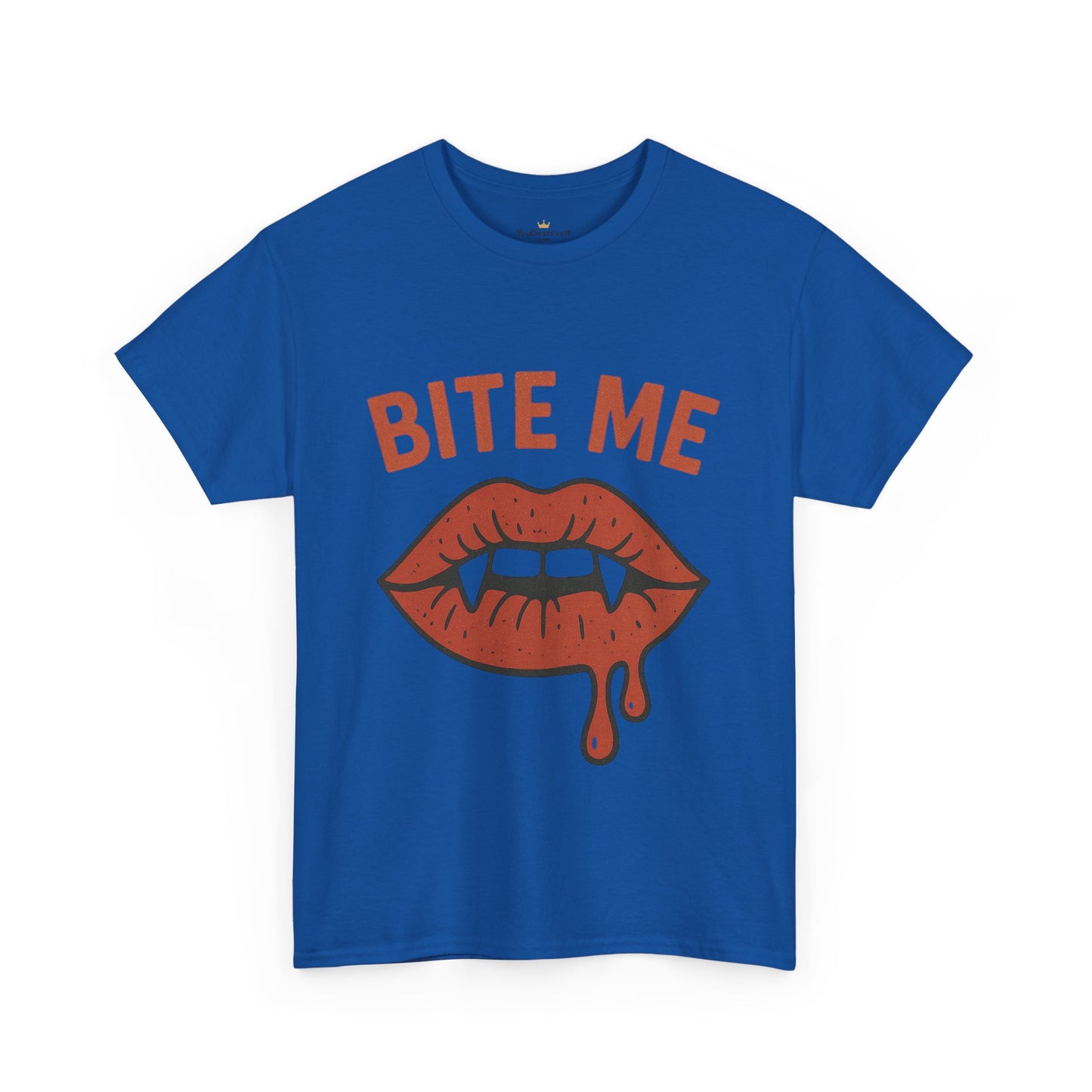 Bite Me Graphic Tee | Unisex Cotton Shirt, Halloween Apparel, Funny T-Shirt, Gothic Style, Trendy Graphic Tee