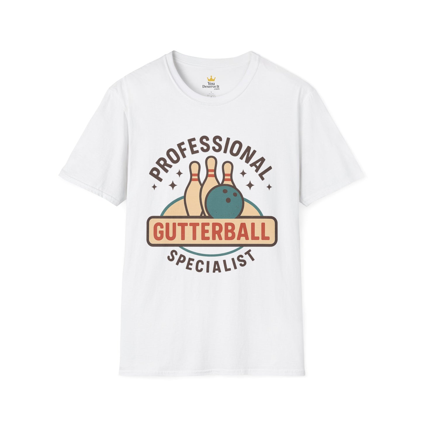 Professional Gutterball Specialist – Retro Bowling League T-Shirt