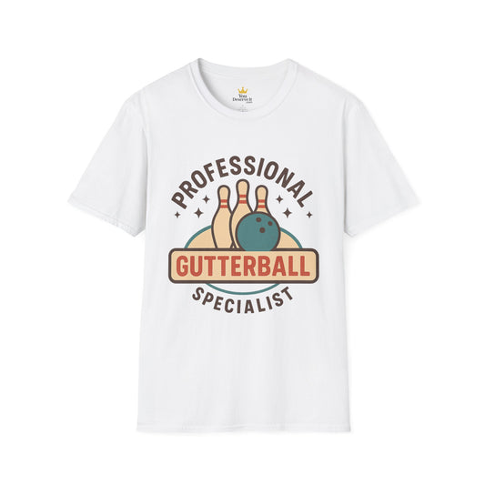 Professional Gutterball Specialist – Retro Bowling League T-Shirt