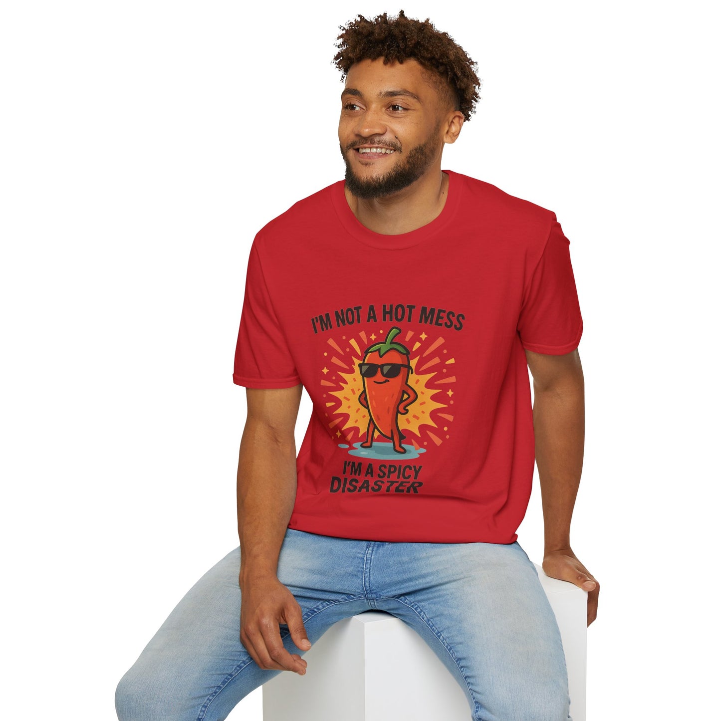 Spicy Disaster T-Shirt - Funny Unisex Tee, Gift for Friends, Casual Wear, Humorous Apparel, Birthday Gift, Summer Vibes