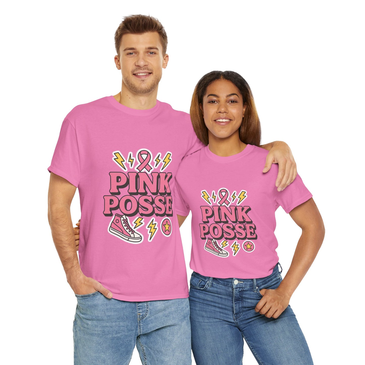 Pink Posse | Retro Breast Cancer Awareness Tee