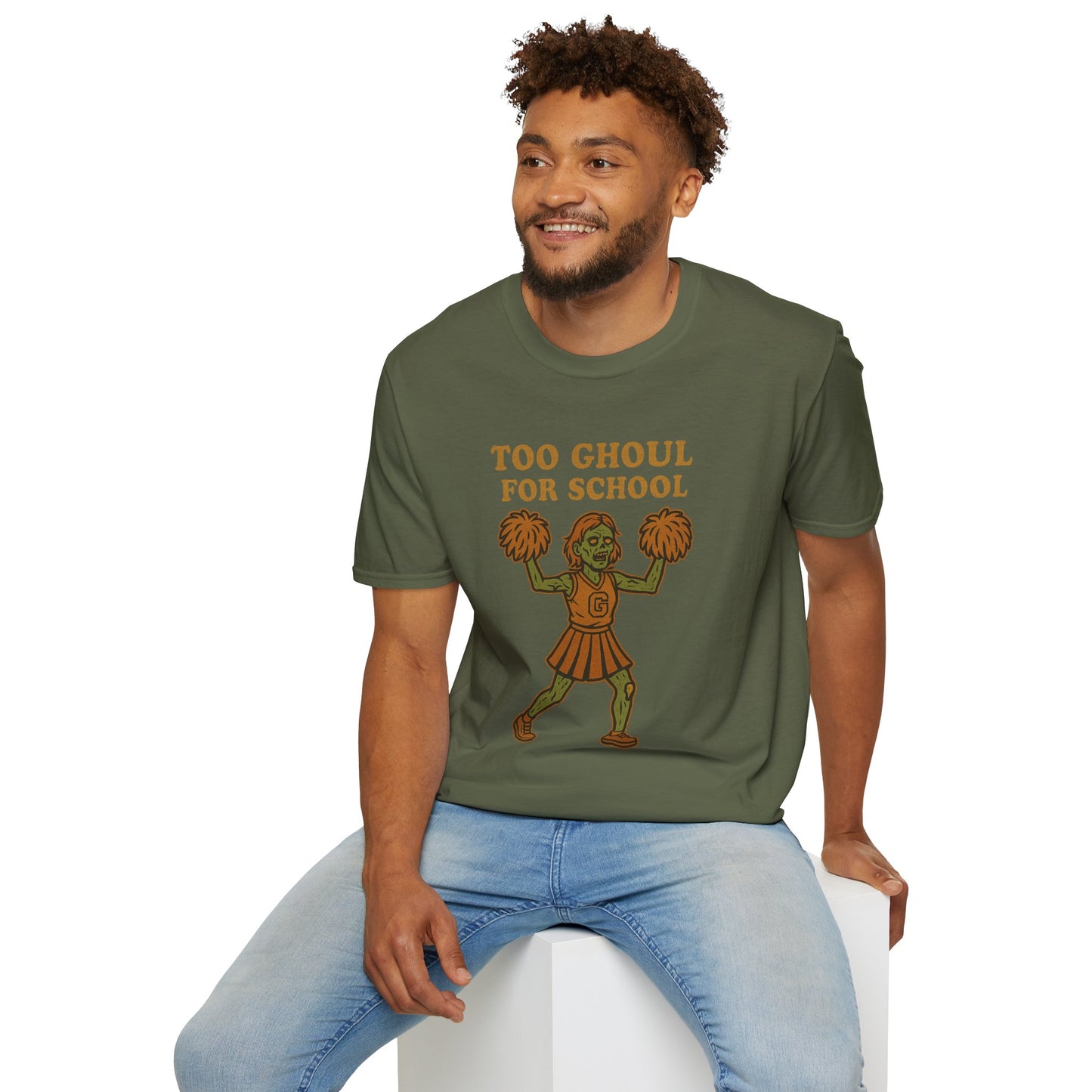 Too Ghoul for School | Zombie Cheerleader Halloween Tee