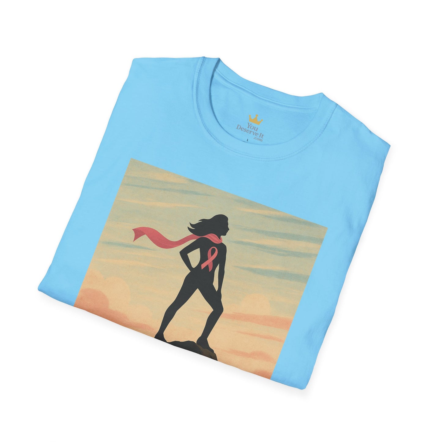 Still Standing Shirt | Breast Cancer Survivor Graphic Tee | Warrior Woman Ribbon Shirt