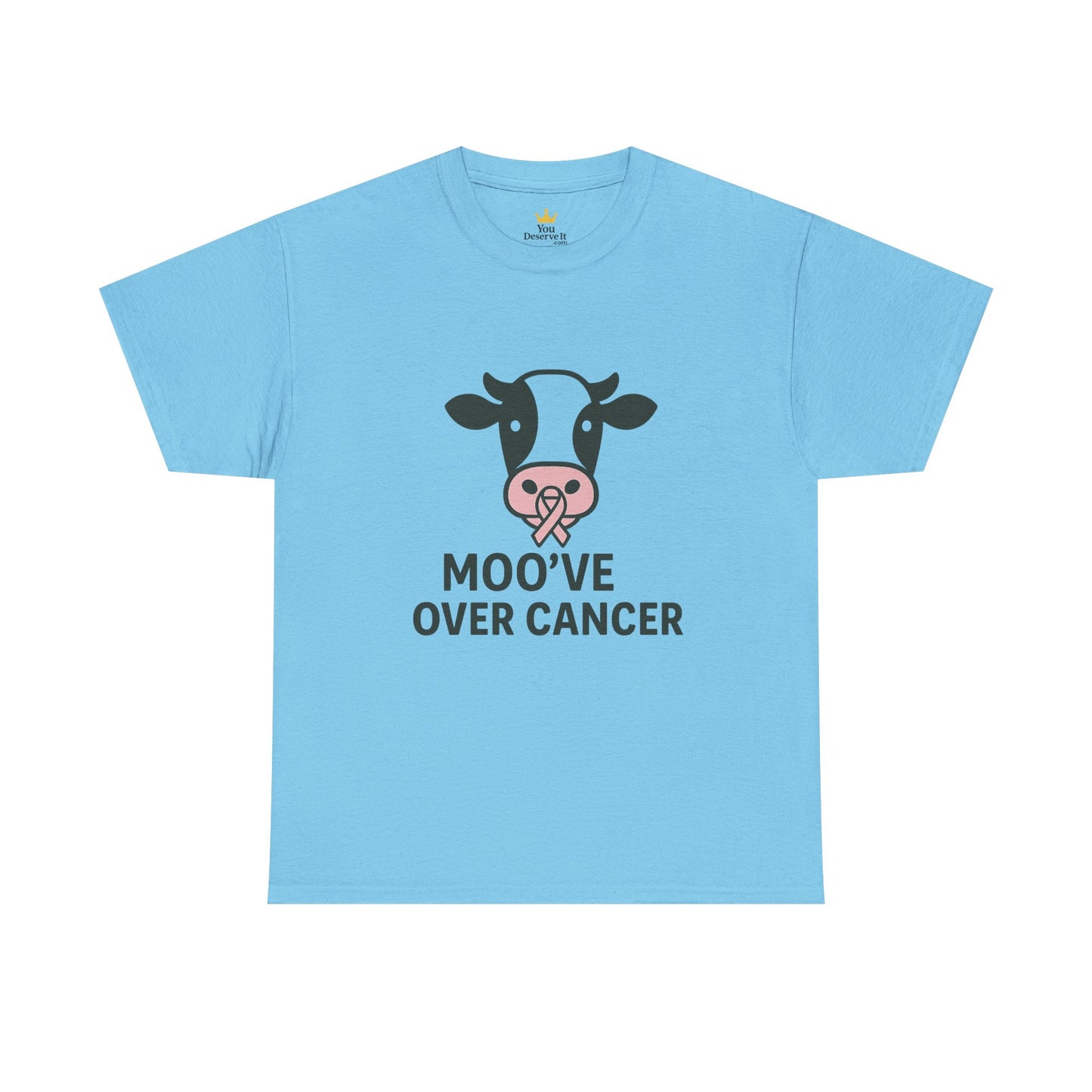 Moo've Over Cancer | Breast Cancer Awareness Cow Tee