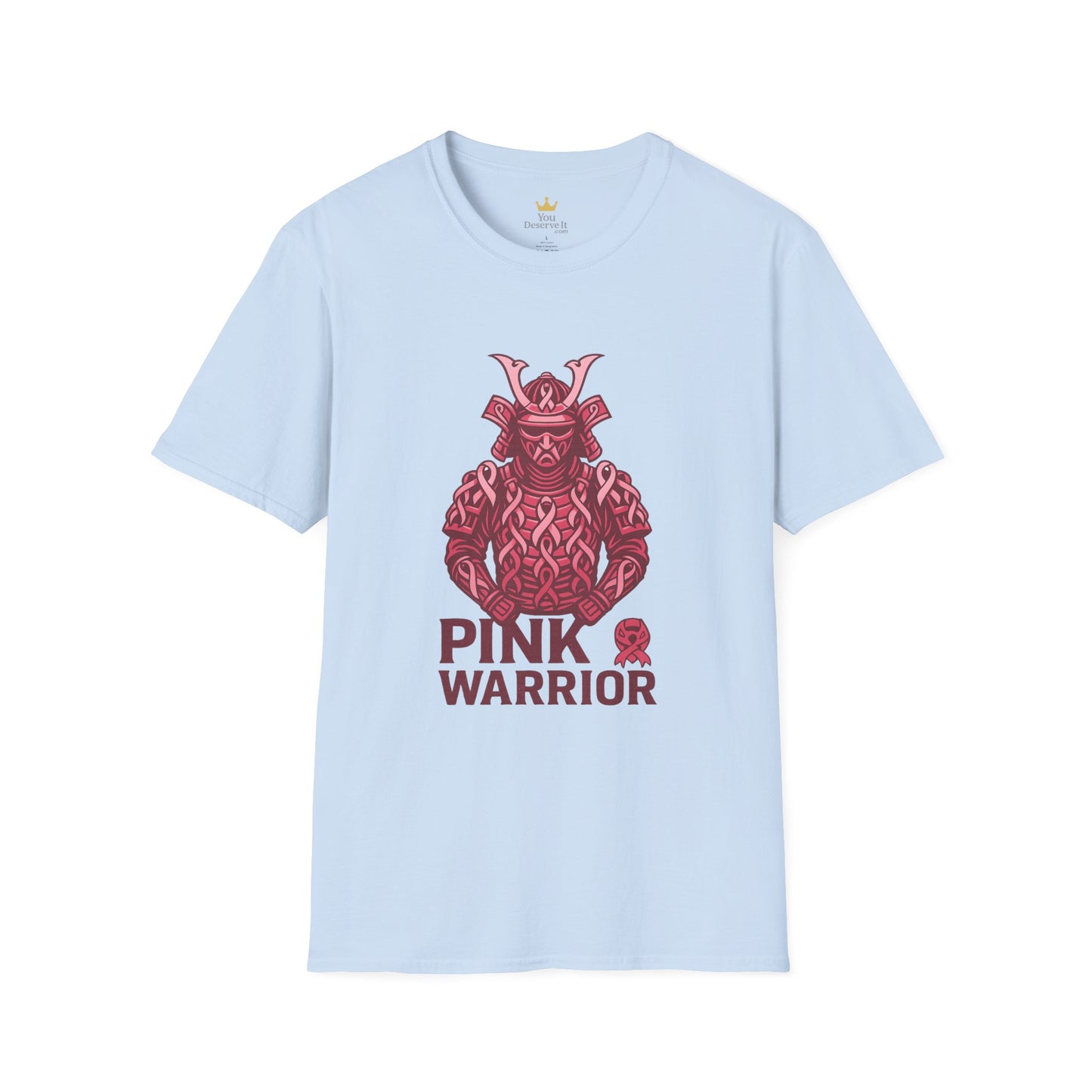 Pink Warrior Samurai T-Shirt | Breast Cancer Awareness Shirt for Fighters and Supporters