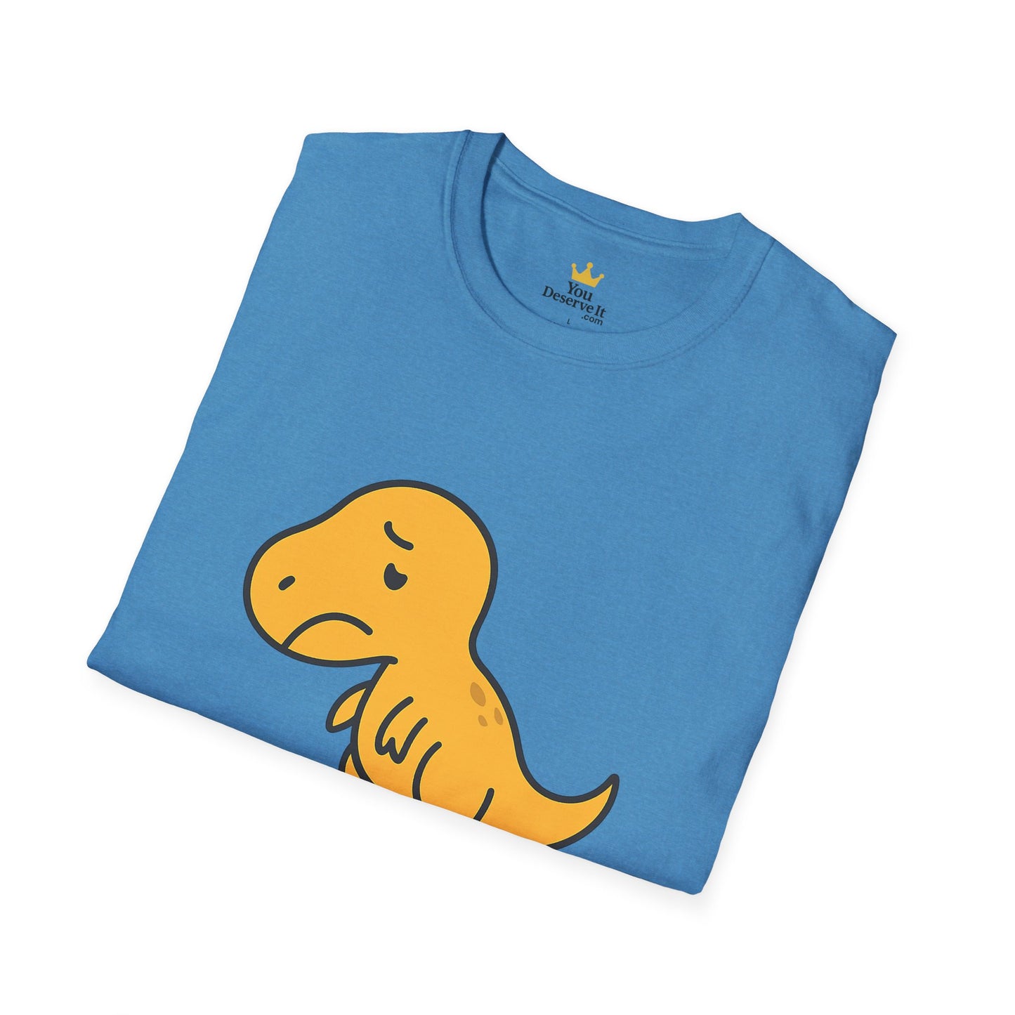 Just Can't Dinosaur T-Shirt | Funny T-Rex Mood Tee for Adults & Teens