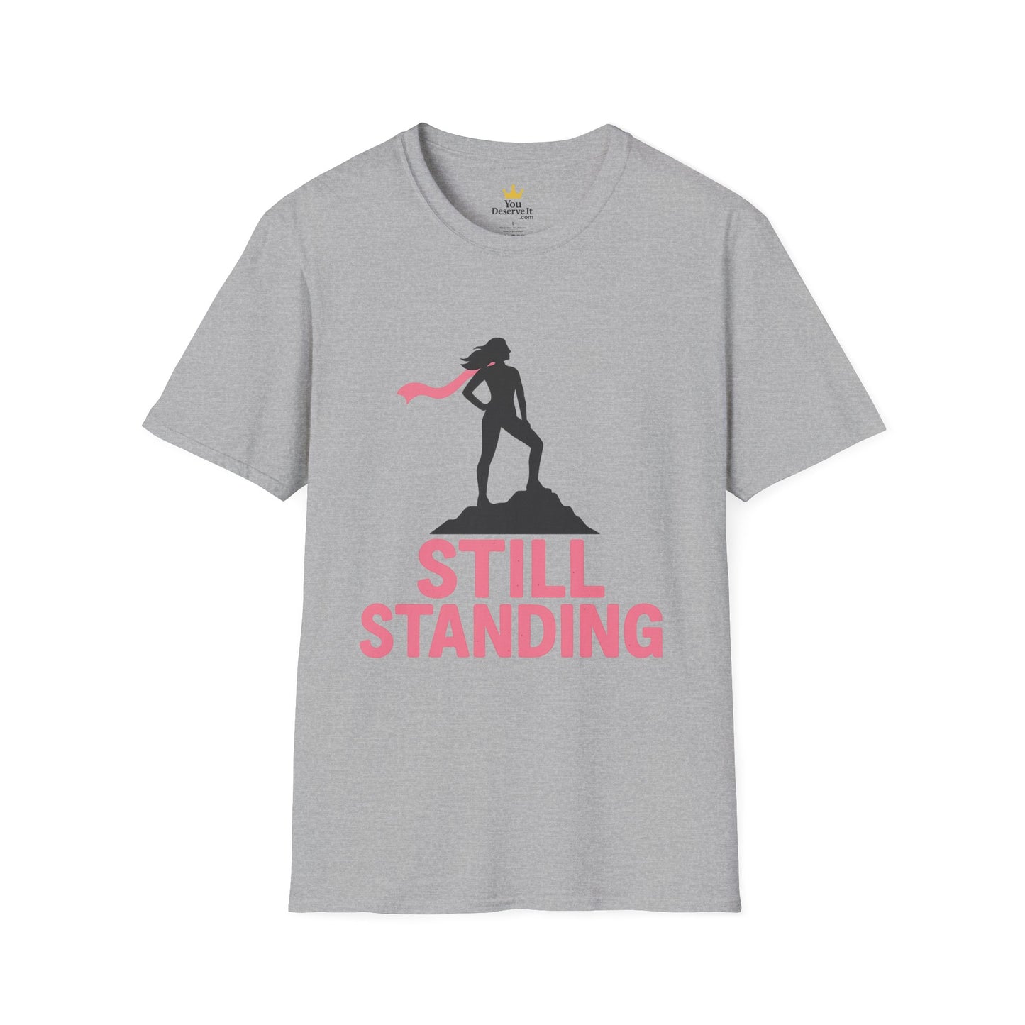 Still Standing Breast Cancer Warrior Shirt | Survivor Strength Tee for Women