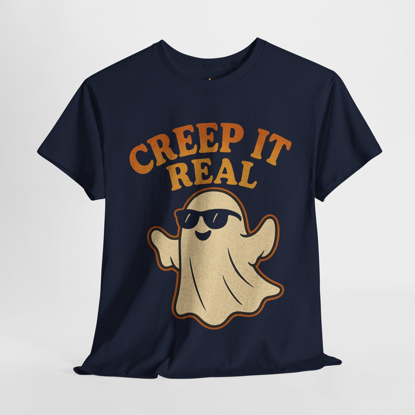 Creep It Real Shirt | Funny Halloween Ghost T-Shirt with Sunglasses