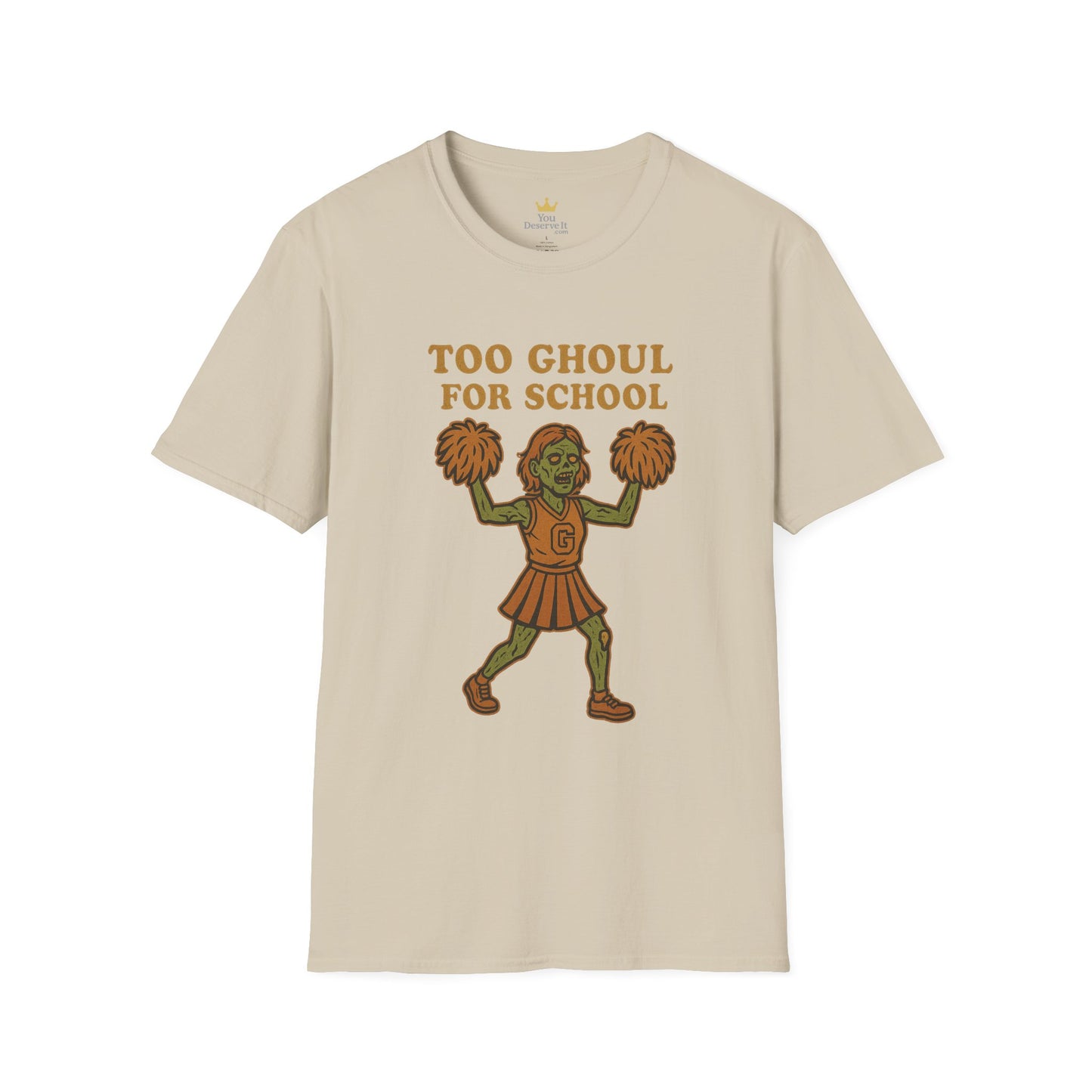 Too Ghoul for School | Zombie Cheerleader Halloween Tee