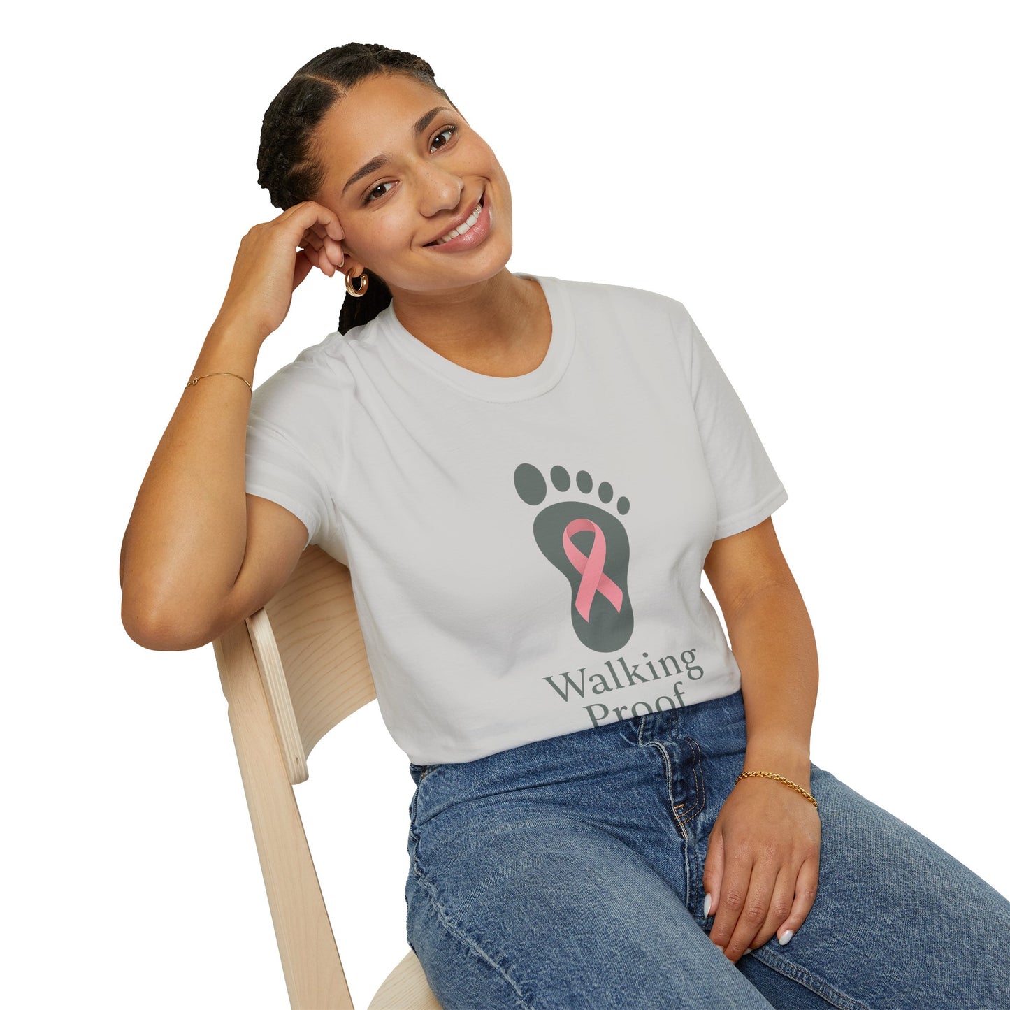 Walking Proof | Pink Ribbon Survivor Tee