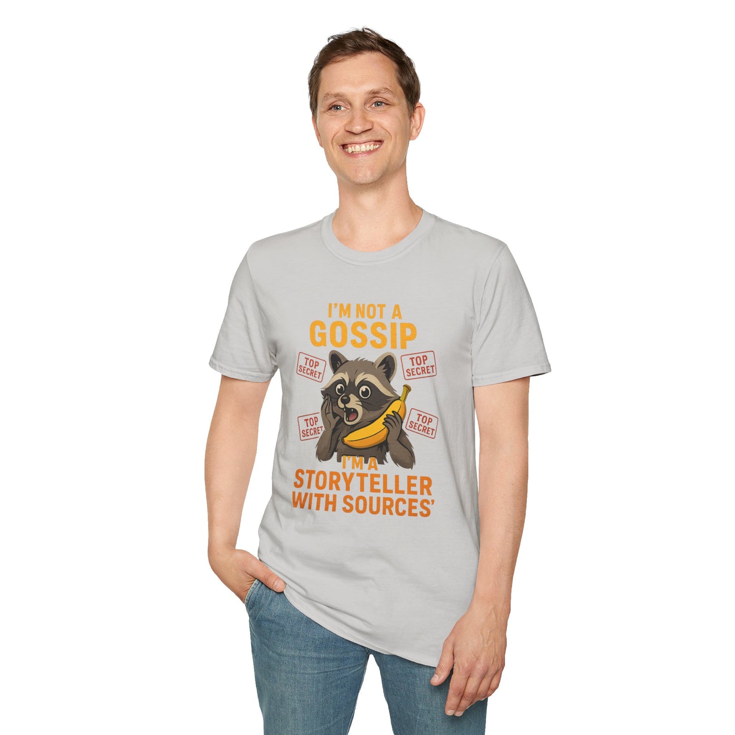 Funny Animal T-Shirt, I'm Not a Gossip Storyteller Tee, Gift for Animal Lovers, Casual Wear, Humorous Tees