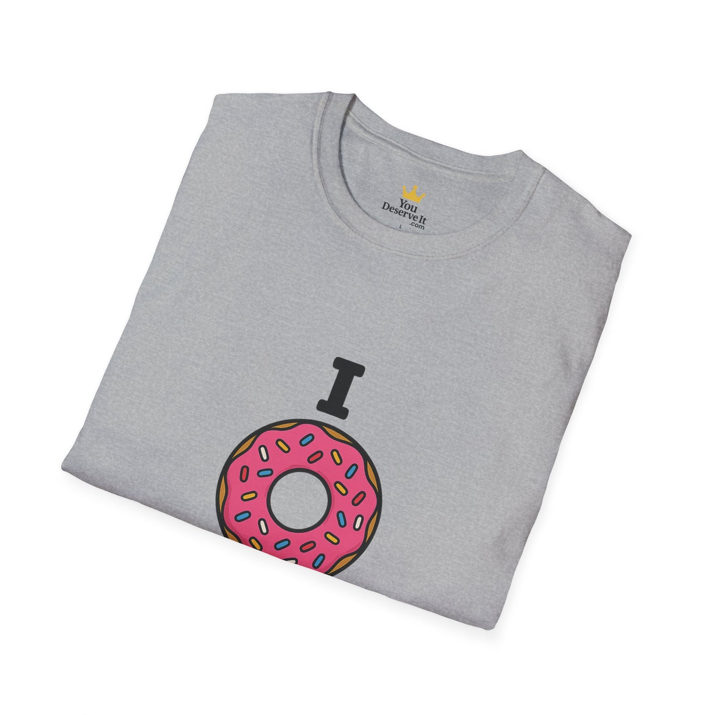 I Donut Care | Funny Pink Sprinkle Donut Shirt