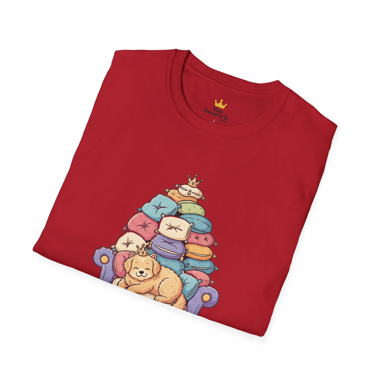 Couch Commander T-Shirt, Funny Pet Lover Tee, Dog Themed Gift, Cozy Everyday Shirt, Humorous Animal Apparel, Relaxation Top