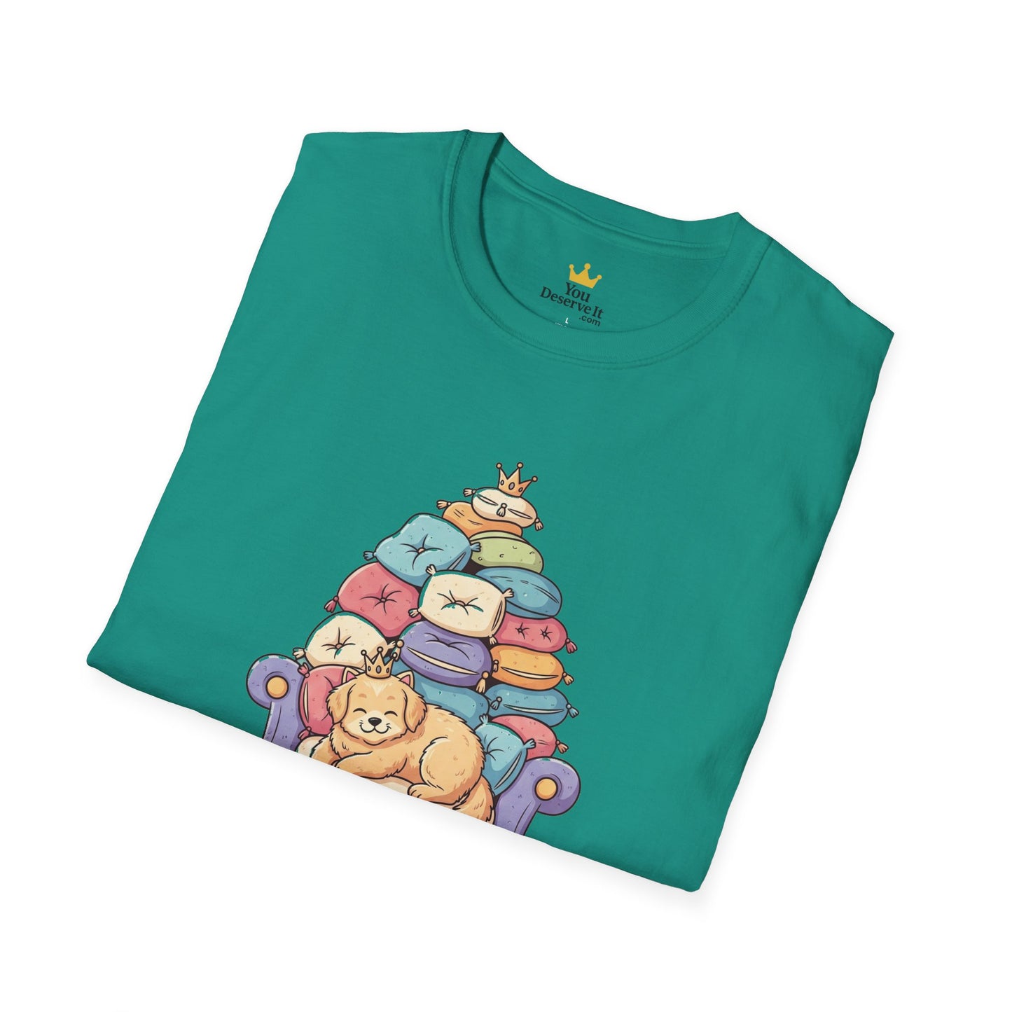 Couch Commander T-Shirt, Funny Pet Lover Tee, Dog Themed Gift, Cozy Everyday Shirt, Humorous Animal Apparel, Relaxation Top