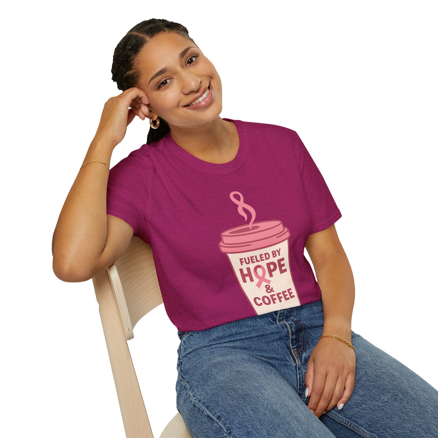 Fueled by Hope & Coffee | Inspirational Graphic Tee