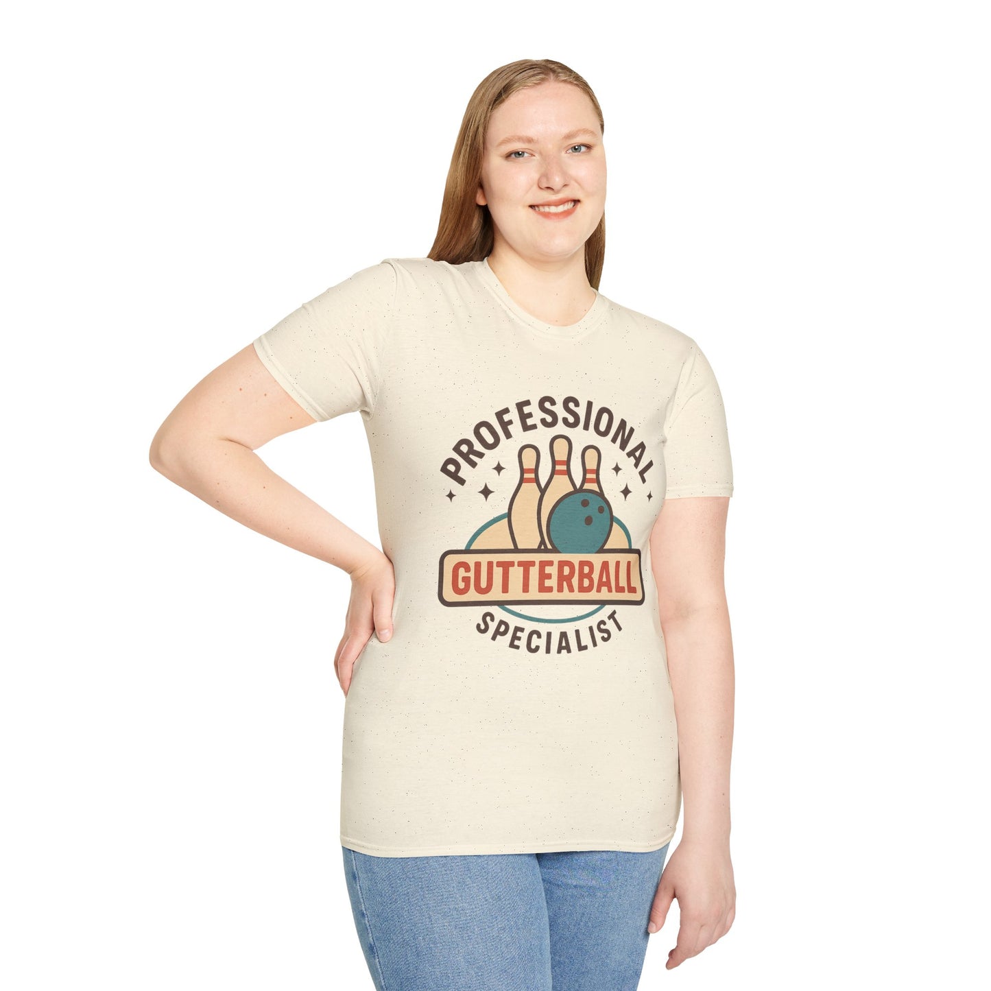 Professional Gutterball Specialist – Retro Bowling League T-Shirt