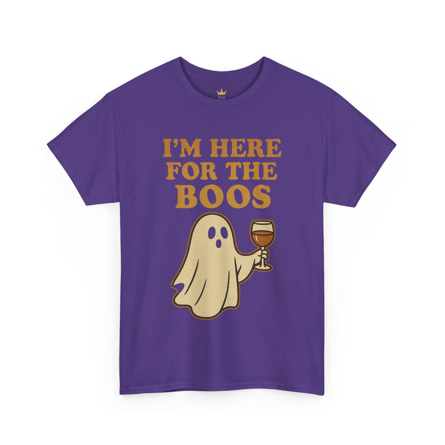 I'm Here for the Boos | Funny Halloween Wine Shirt